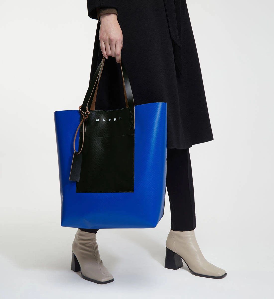 Marni o1srvl11e0624 Tote Bag in Blue Size ONE SIZE - 4 Thumbnail