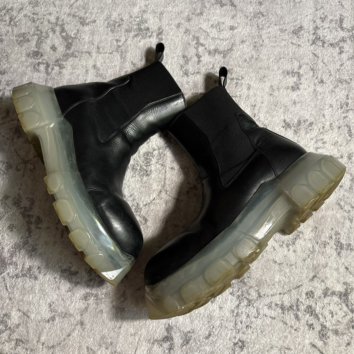 Rick Owens Rick Owens Beatle Bozo Tractor Chelsea Boots Black | Size 40 Size US 7 / EU 40 - 4 Thumbnail