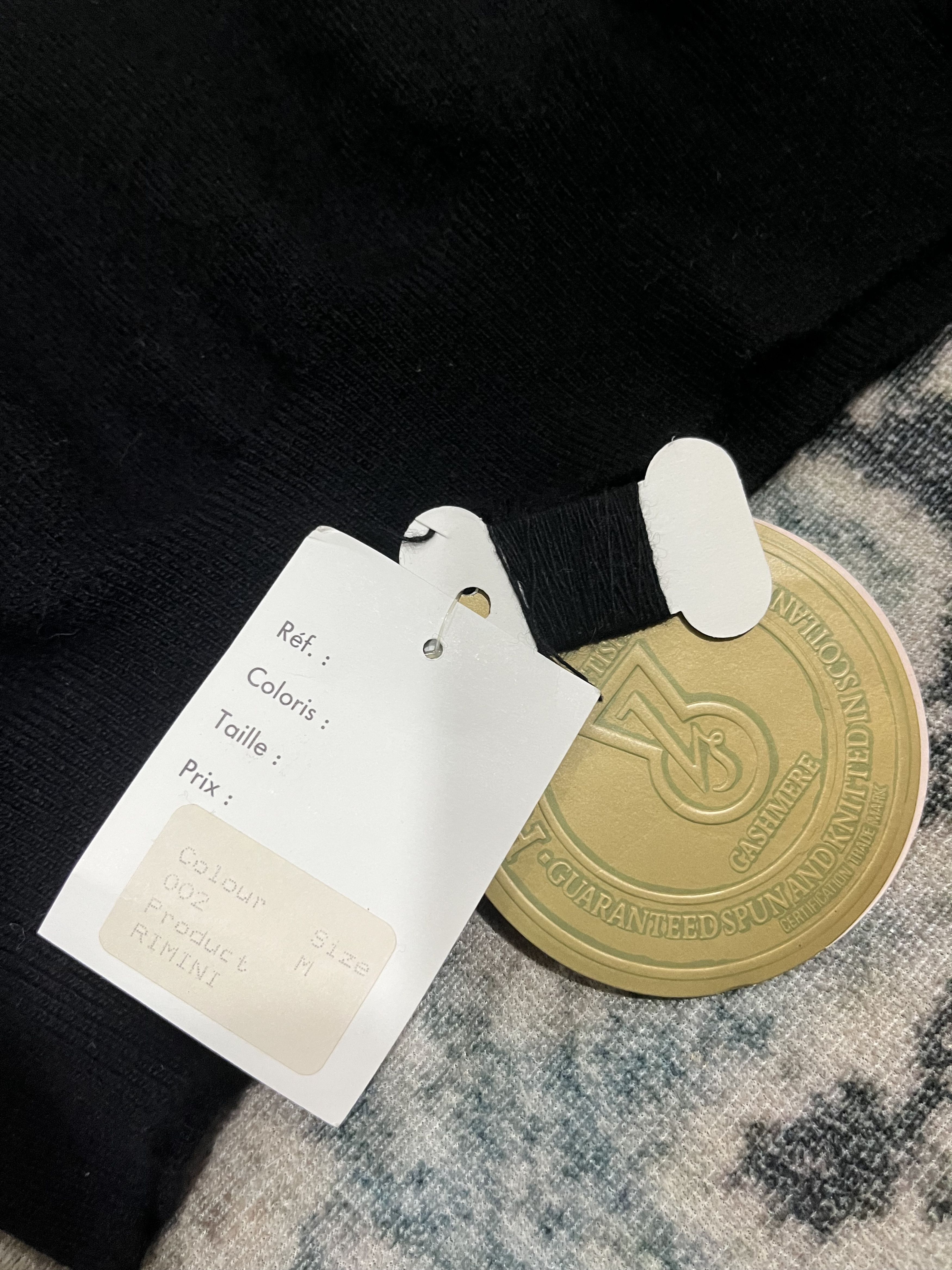 Celine Vintage 90s Black cashmere Size US M / EU 48-50 / 2 - 9 Thumbnail