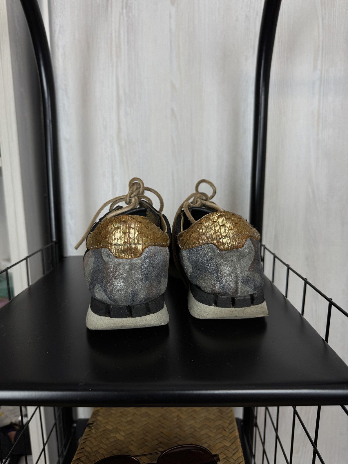 A.S.98 A.S. 98 black leather camo backside sneakers Size US 6.5 / IT 36.5 - 9 Thumbnail