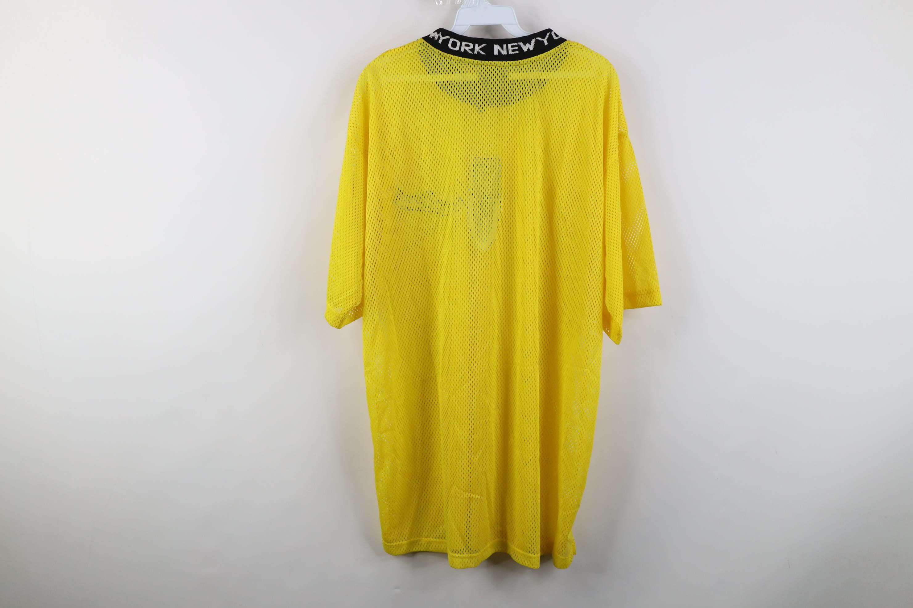 Vintage Deadstock Vintage 90s Y2K Streetwear Mesh New York T-Shirt Size US M / EU 48-50 / 2 - 10 Thumbnail
