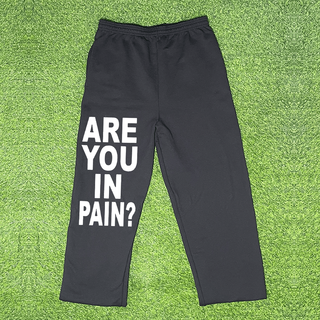 Vintage ARE YOU IN PAIN? SWEATPANTS Size US 30 / EU 46 - 1 Preview