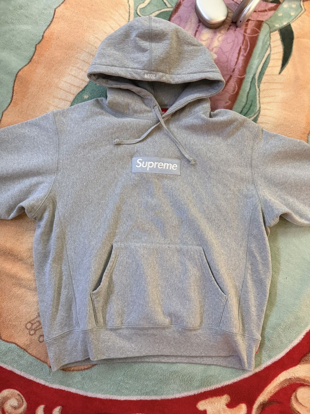 Supreme Gray Box Logo 2024