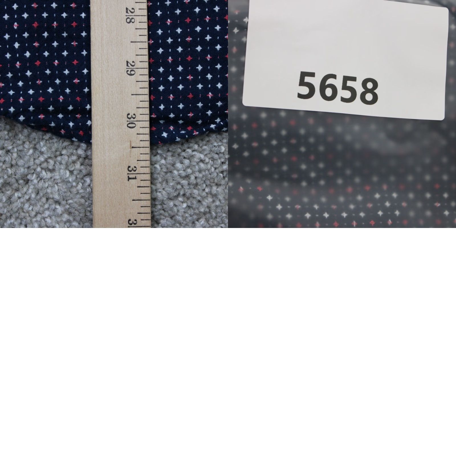 Orvis Orvis Shirt Mens XL Blue Geometric Classic Fit Cotton S/S Button-Down Size US XL / EU 56 / 4 - 9 Thumbnail