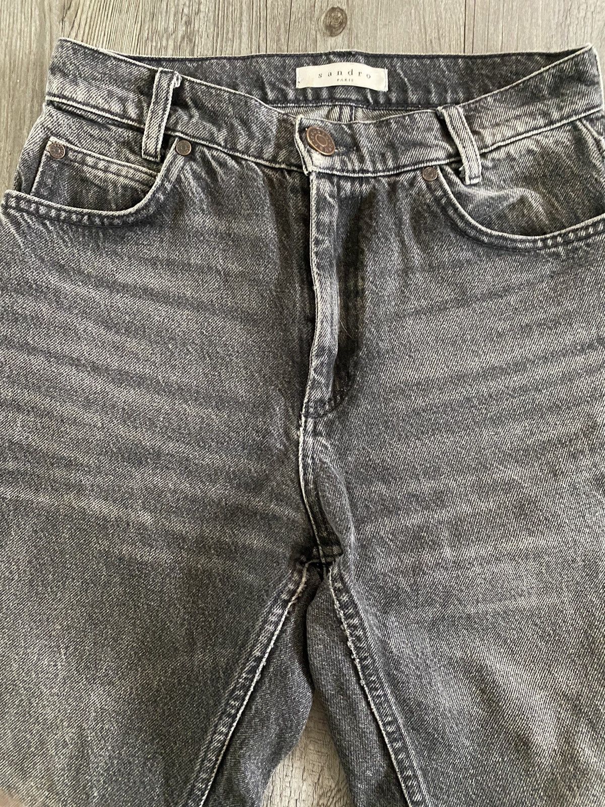 Sandro Sandro Grey Wash denim Size 27" / US 4 / IT 40 - 2 Thumbnail