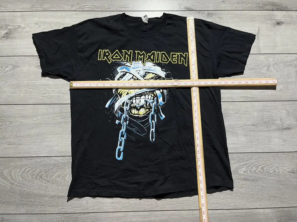 Iron Maiden Iron Maiden Tshirt skulls chain size XLarge Size US XL / EU 56 / 4 - 5 Thumbnail