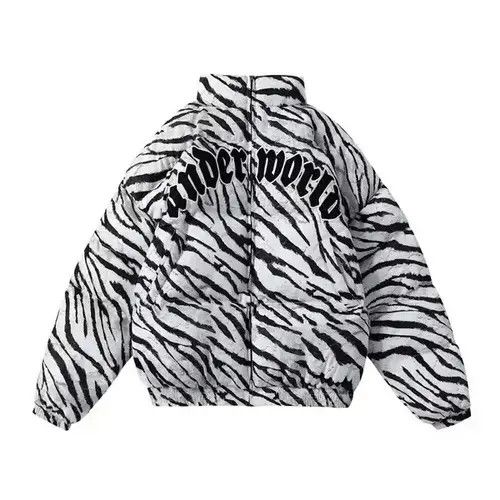 Japanese Brand × Vintage BLACK FRIDAY SALE Underworld Tiger Striper Puffer Jacket Size US L / EU 52-54 / 3 - 1 Thumbnail