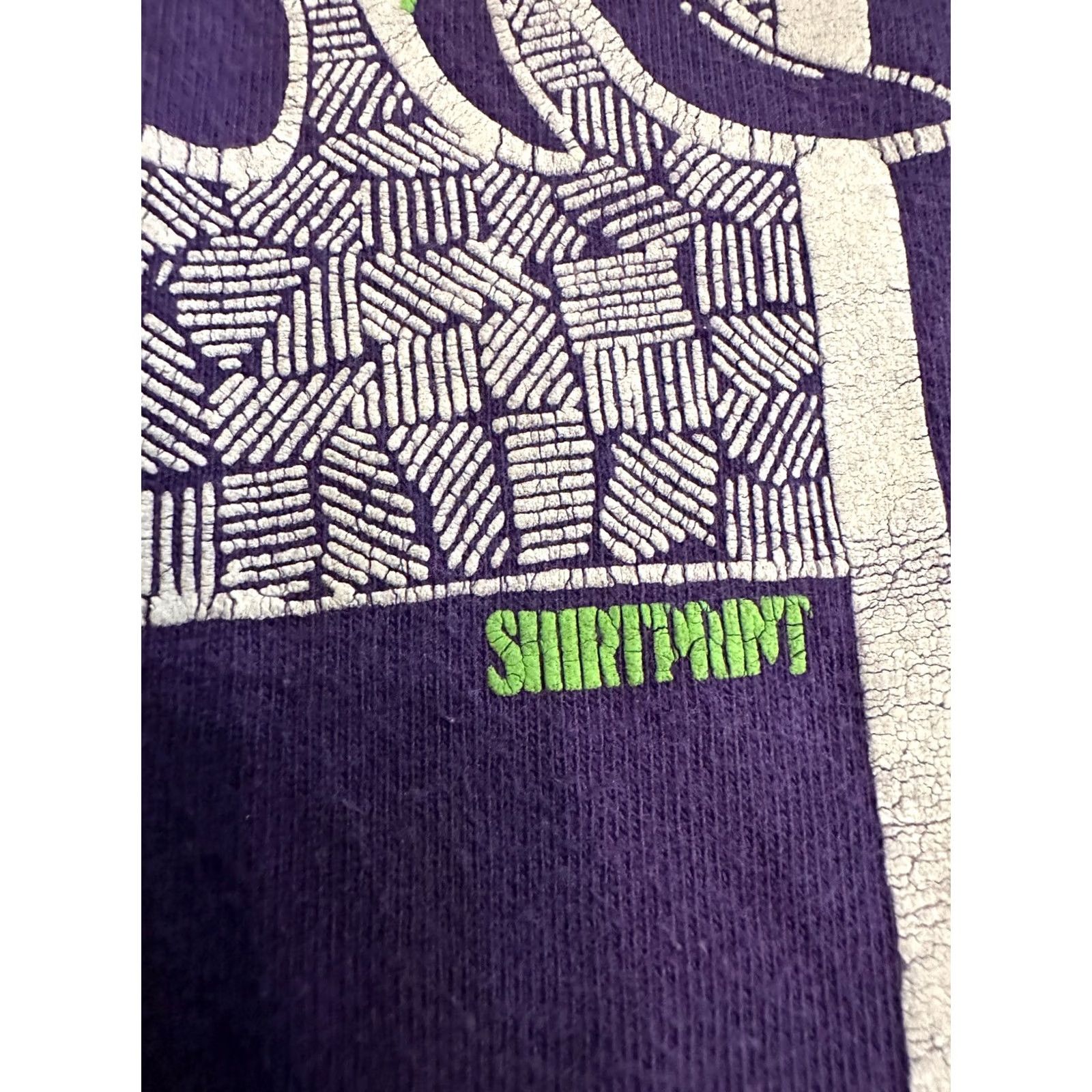 Hanes VINTAGE 90s Whistler Canada T-Shirt Medium Purple Hanes Unisex Cotton USA Made Single Stitched Shirt Mens Womens Size US M / EU 48-50 / 2 - 3 Thumbnail