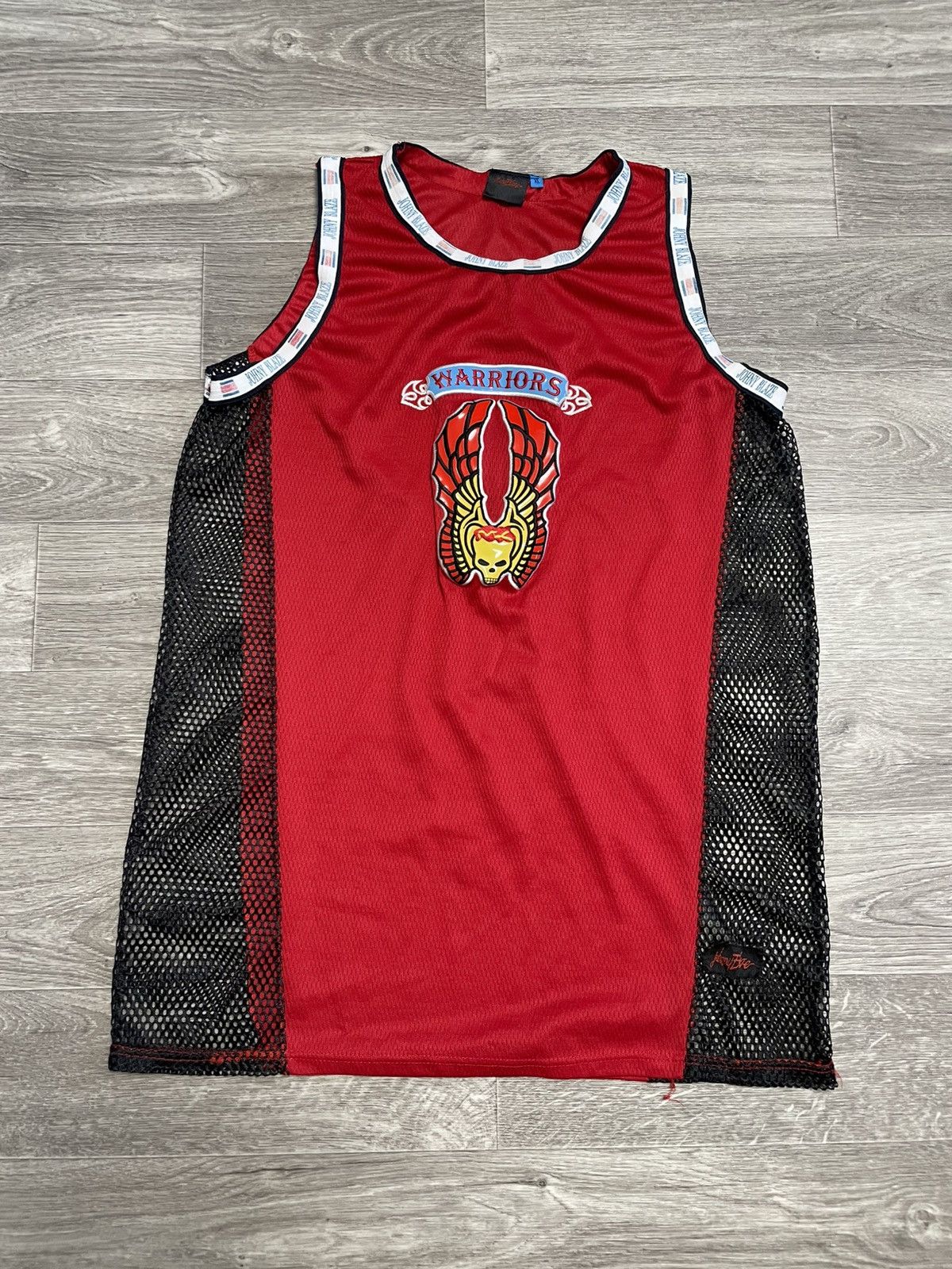 Warrior Warriors Johny Blaze NBA Jersey Tank Top 90s Size US XL / EU 56 / 4 - 1 Thumbnail