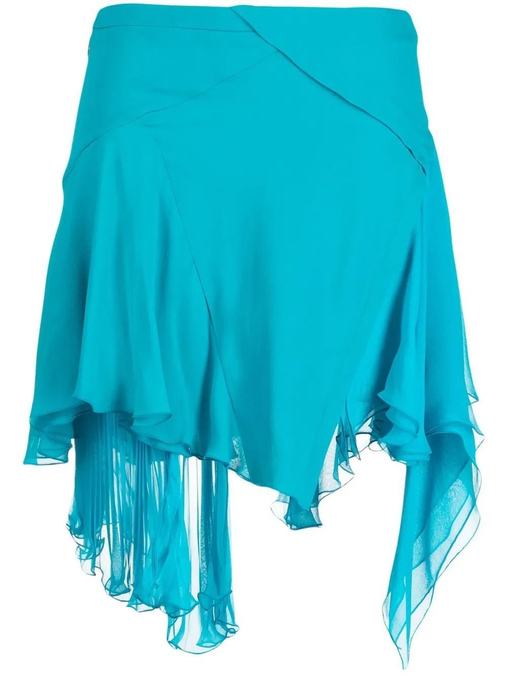 o1y0226 Mini Skirt in Turquoise
