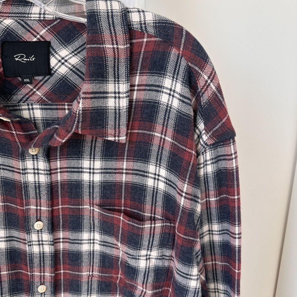 Rails Rails Lennox Plaid Button-Up Lightweight Flannel Shirt Size US XXL / EU 58 / 5 - 6 Thumbnail