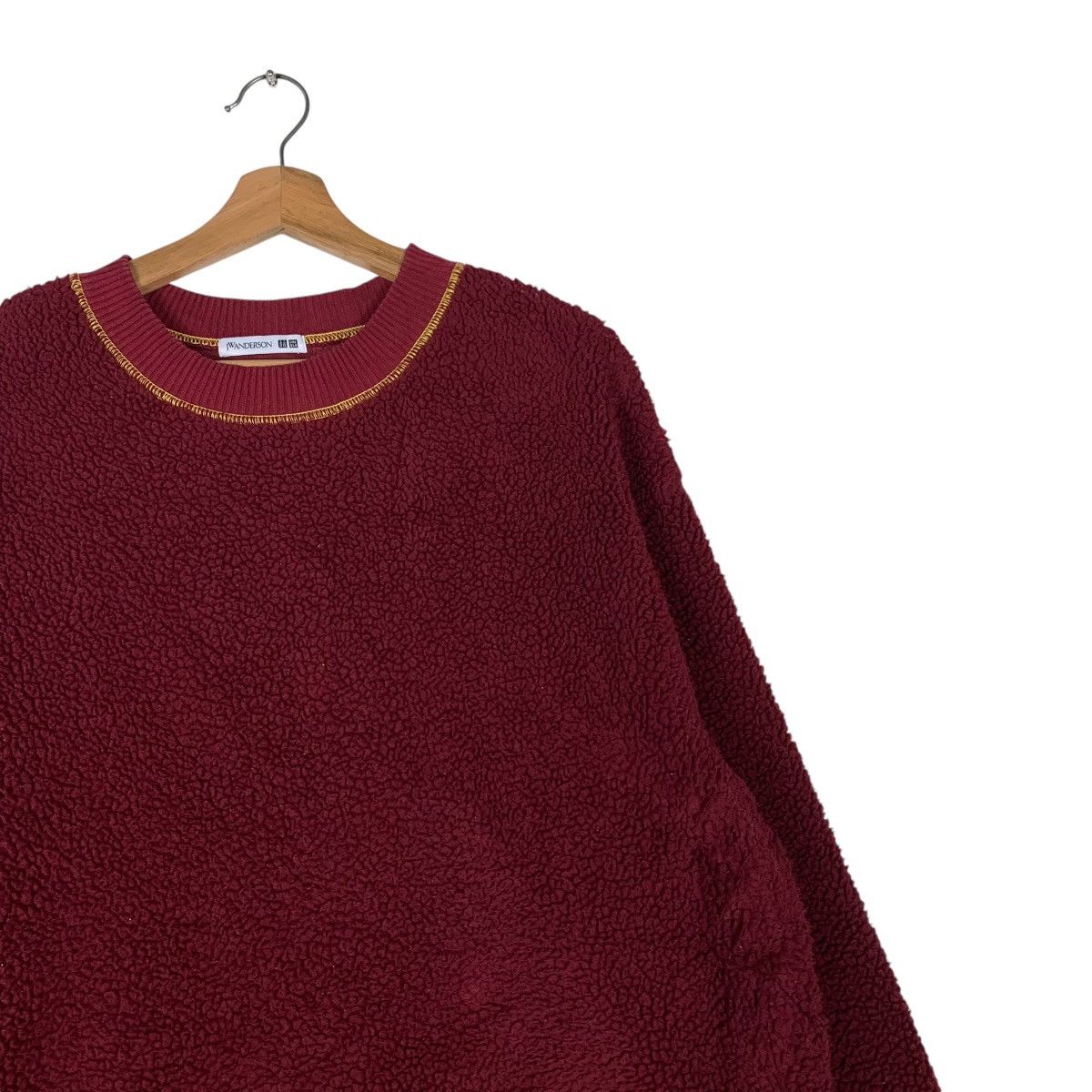 JW Anderson × Uniqlo Uniqlo X J.W.Anderson Deep Pile Fleece Sweatshirt #1411-C64 Size US L / EU 52-54 / 3 - 5 Thumbnail