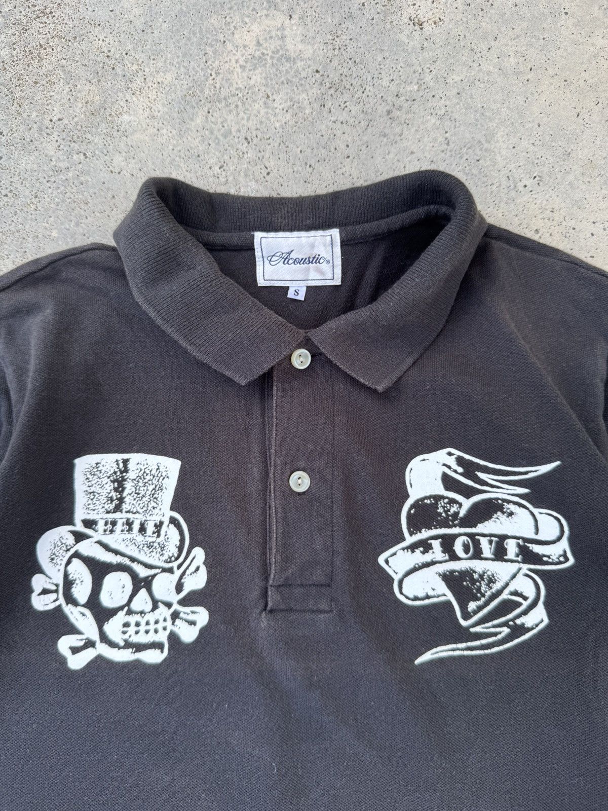 If Six Was Nine Faded Black Skull ifsixwasnine styled Tattoos Tees Size US S / EU 44-46 / 1 - 2 Thumbnail