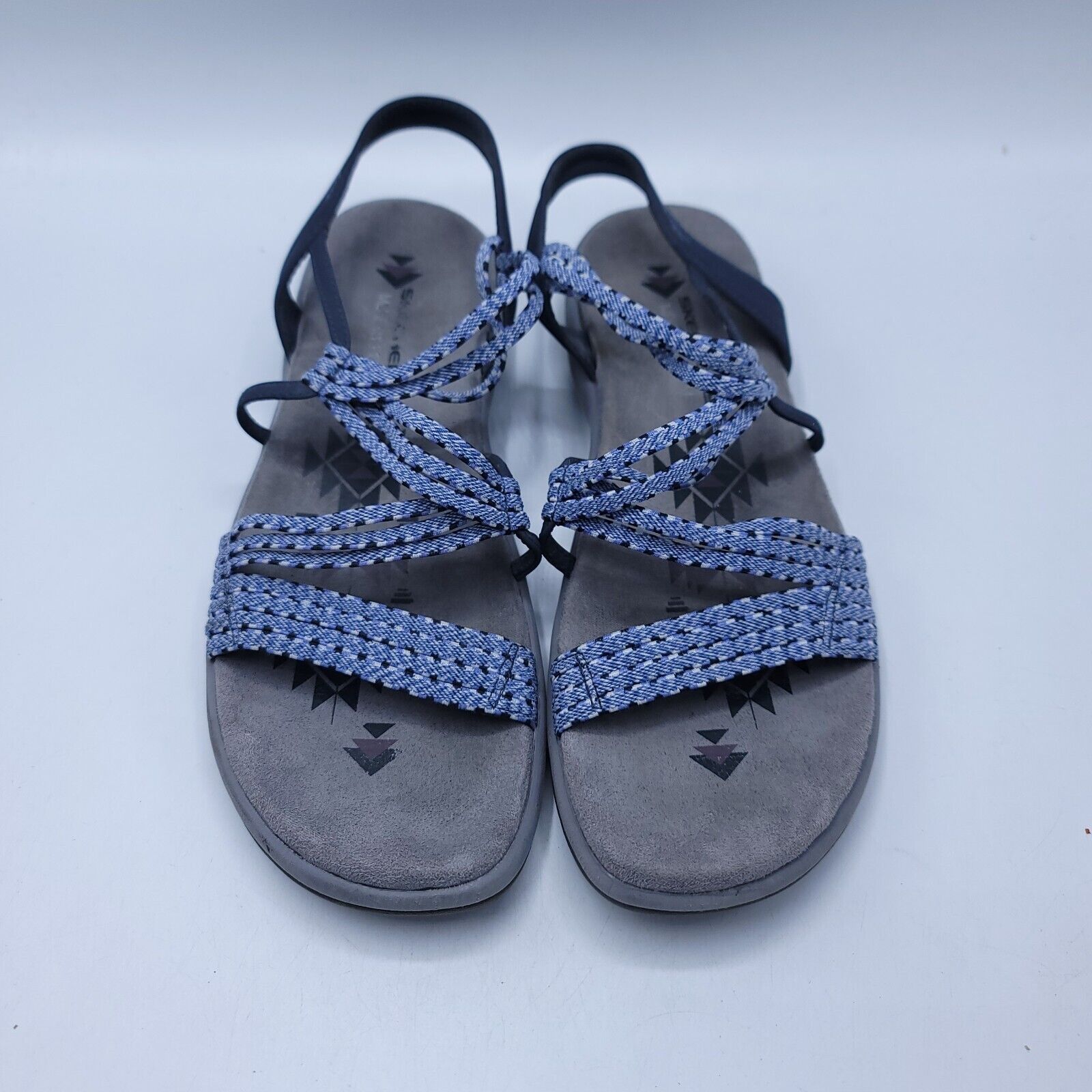 SKECHERS Skechers Casual Ankle Strap Sandals Womens Size 9 Gray Blue Size US 9 / IT 39 - 2 Thumbnail