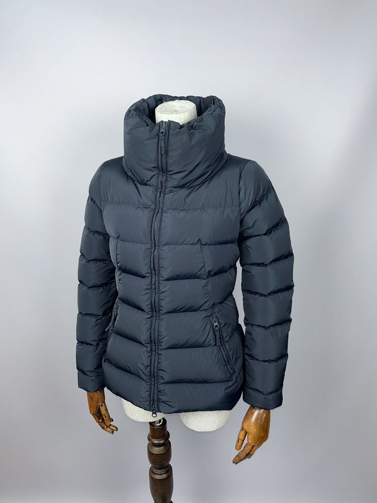 Aspesi × Designer Aspesi Mafalda Navy Down Jacket Coat Size S Size S / US 4 / IT 40 - 1 Thumbnail