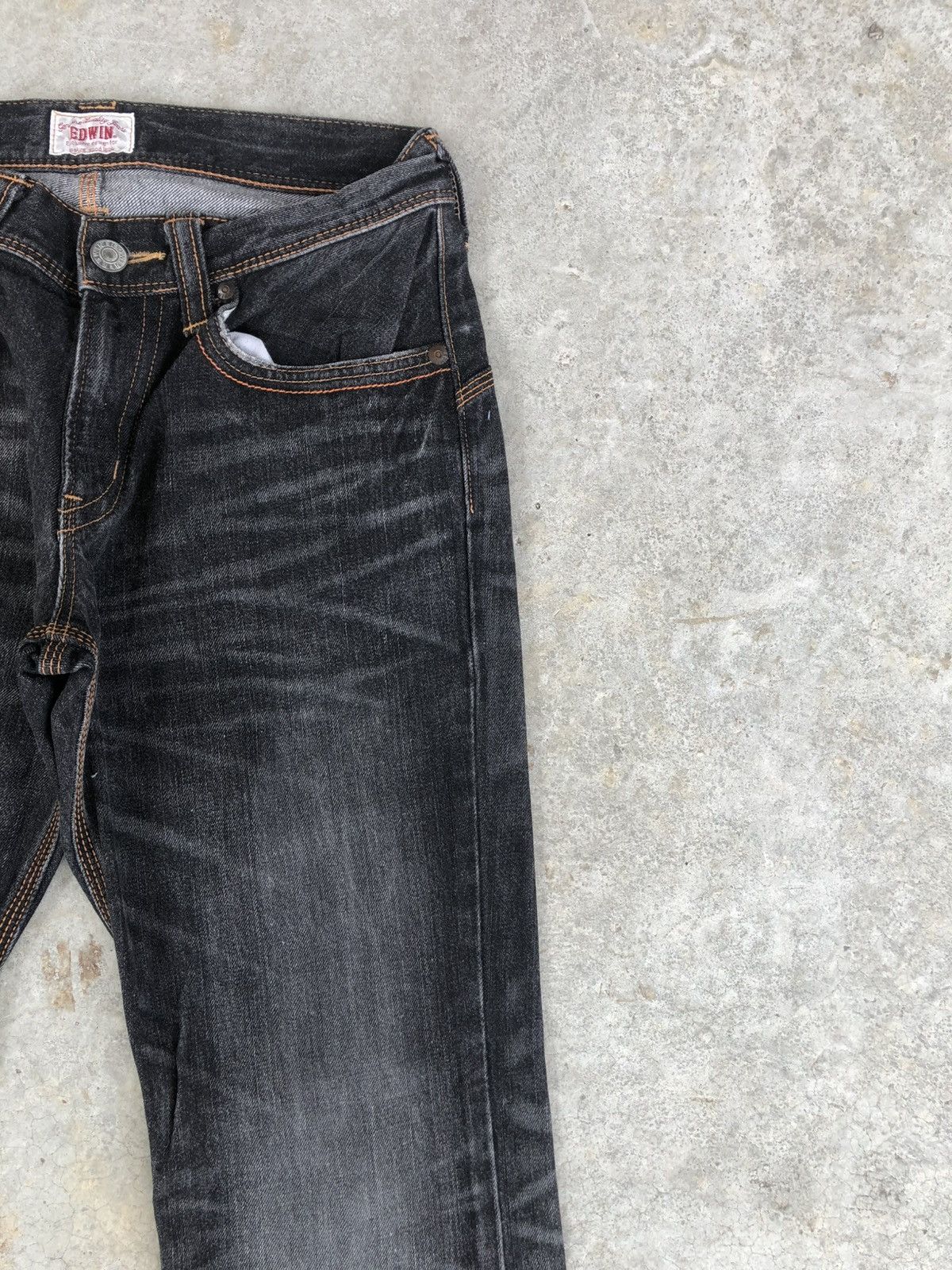 If Six Was Nine Edwin Exclusive Flared Jeans Distressed Jeans Size US 31 - 5 Thumbnail