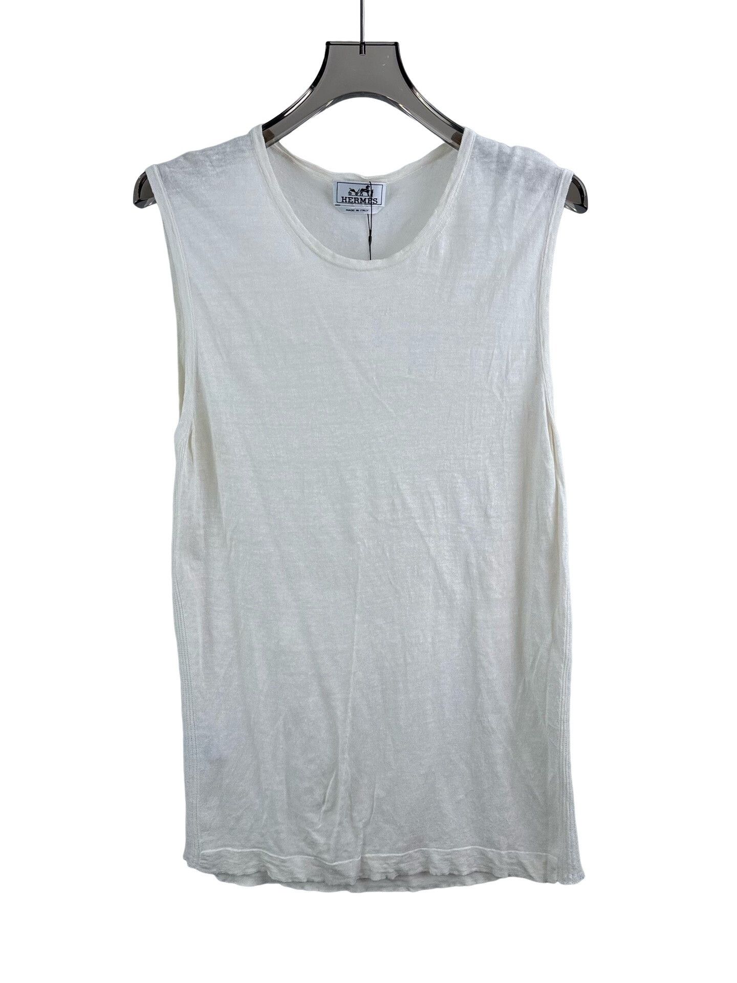Hermes Hermes Linen Silk Tank Top XL Size XL / US 12-14 / IT 48-50 - 1 Thumbnail