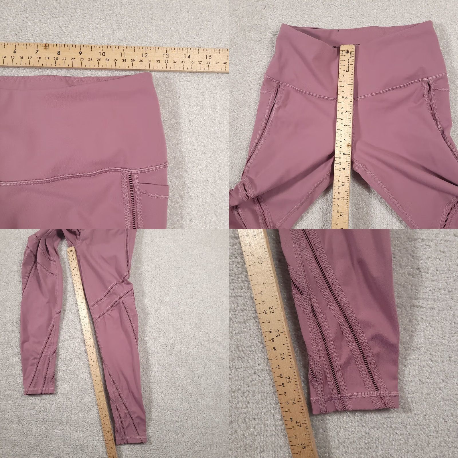 Victoria's Secret Victoria's Secret Sport Leggings Women Small Pink Mauve Knockout Tight Pockets Size 28" / US 6 / IT 42 - 8 Thumbnail
