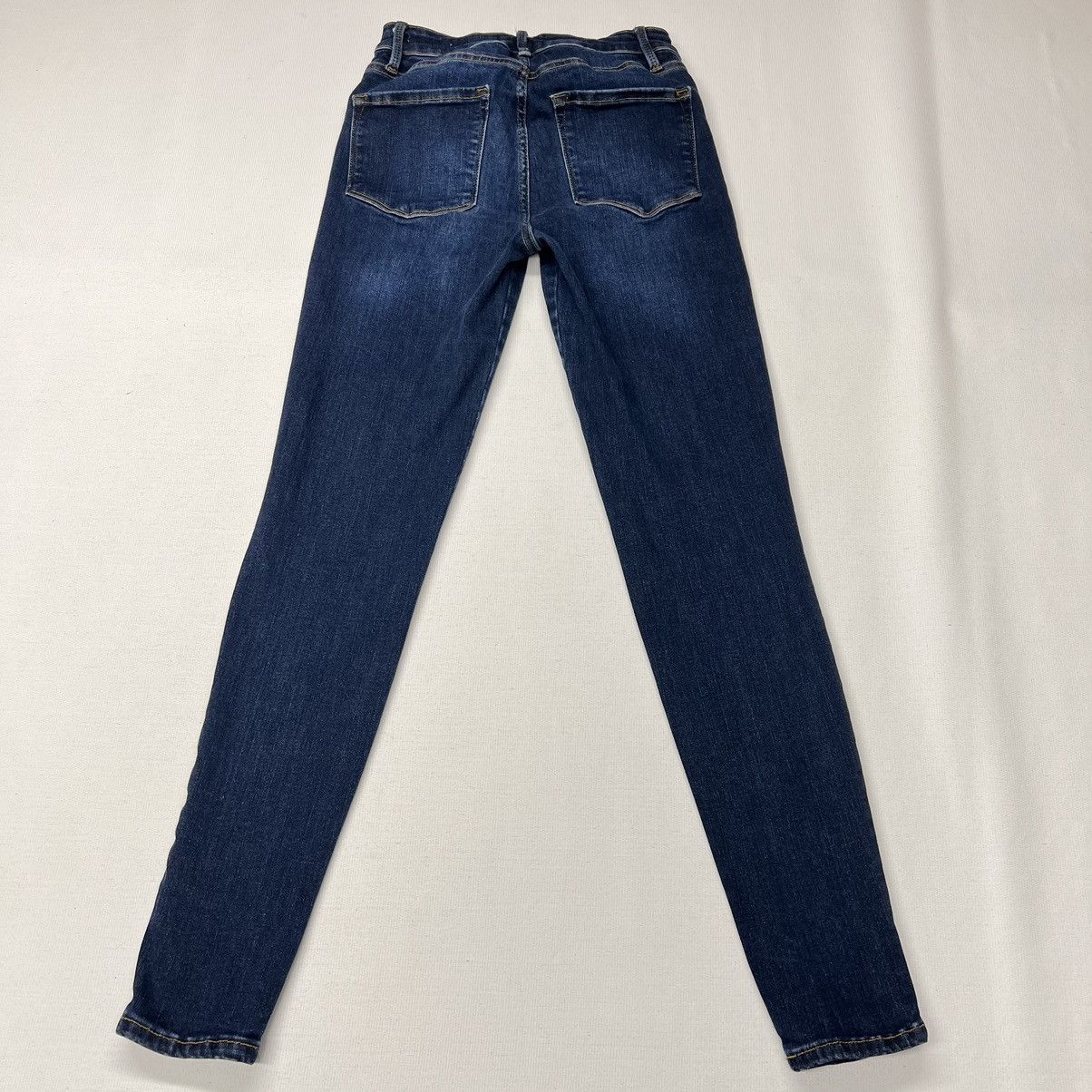 Frame Frame Jeans Blue Le One Skinny Denim Stretch Dark Kodak Wash Size 24" / US 00 / IT 34 - 12 Thumbnail