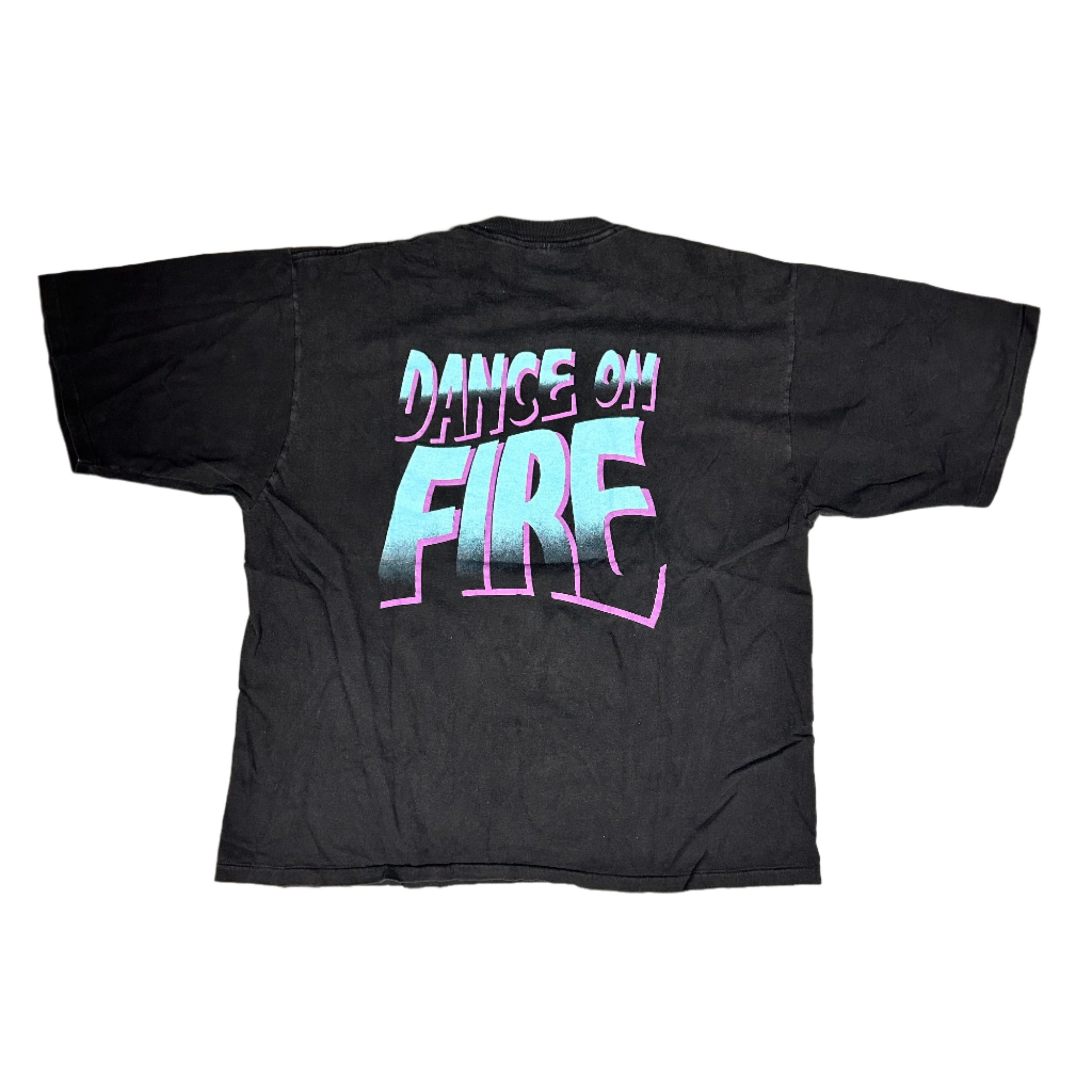 Other 90s Vintage The Doors Jim Morrison "Dance on Fire" Backstage Pass T-Shirt Size US M / EU 48-50 / 2 - 3 Thumbnail