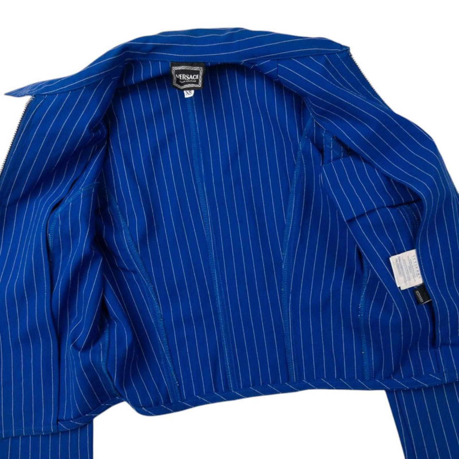 Versace Vintage Versace Jeans Couture Zip Up Jacket Womens Size XS Size XS / US 0-2 / IT 36-38 - 4 Thumbnail