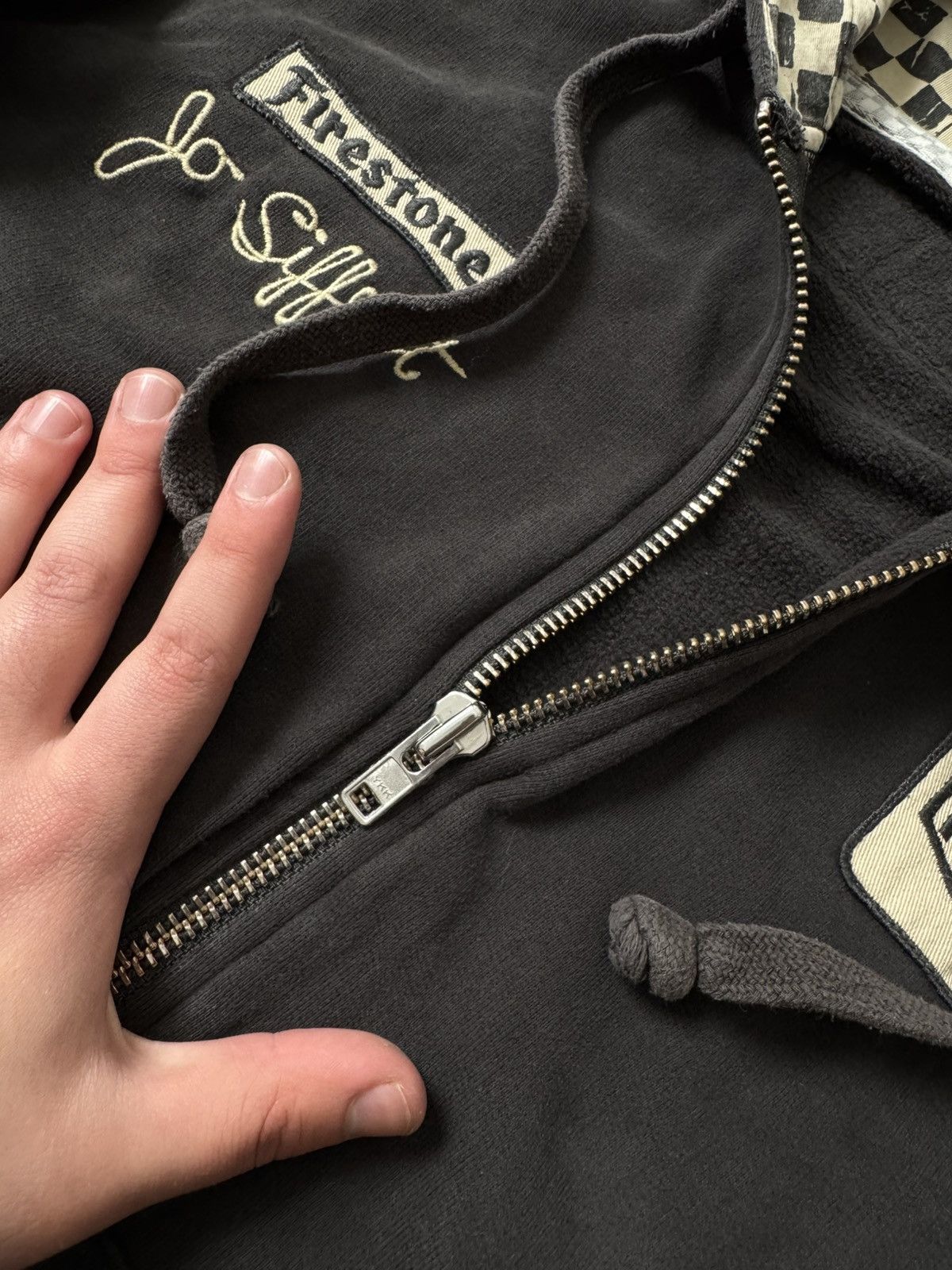 Vintage Vintage Warson Motors big logo zip-hoodies mens grey Size US S / EU 44-46 / 1 - 7 Thumbnail