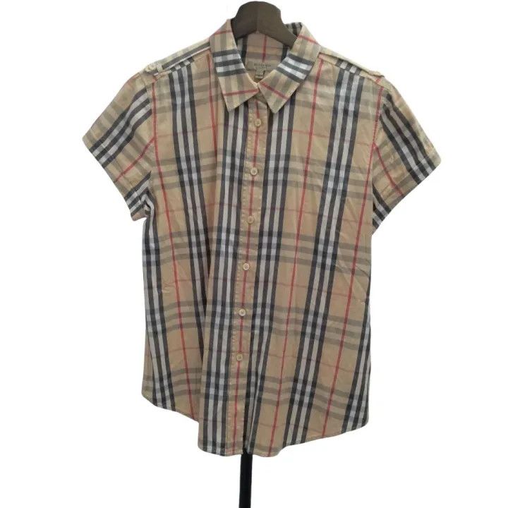 Burberry Burberry Classic Check Short Sleeve Shirt 0079 Size L / US 10 / IT 46 - 1 Thumbnail