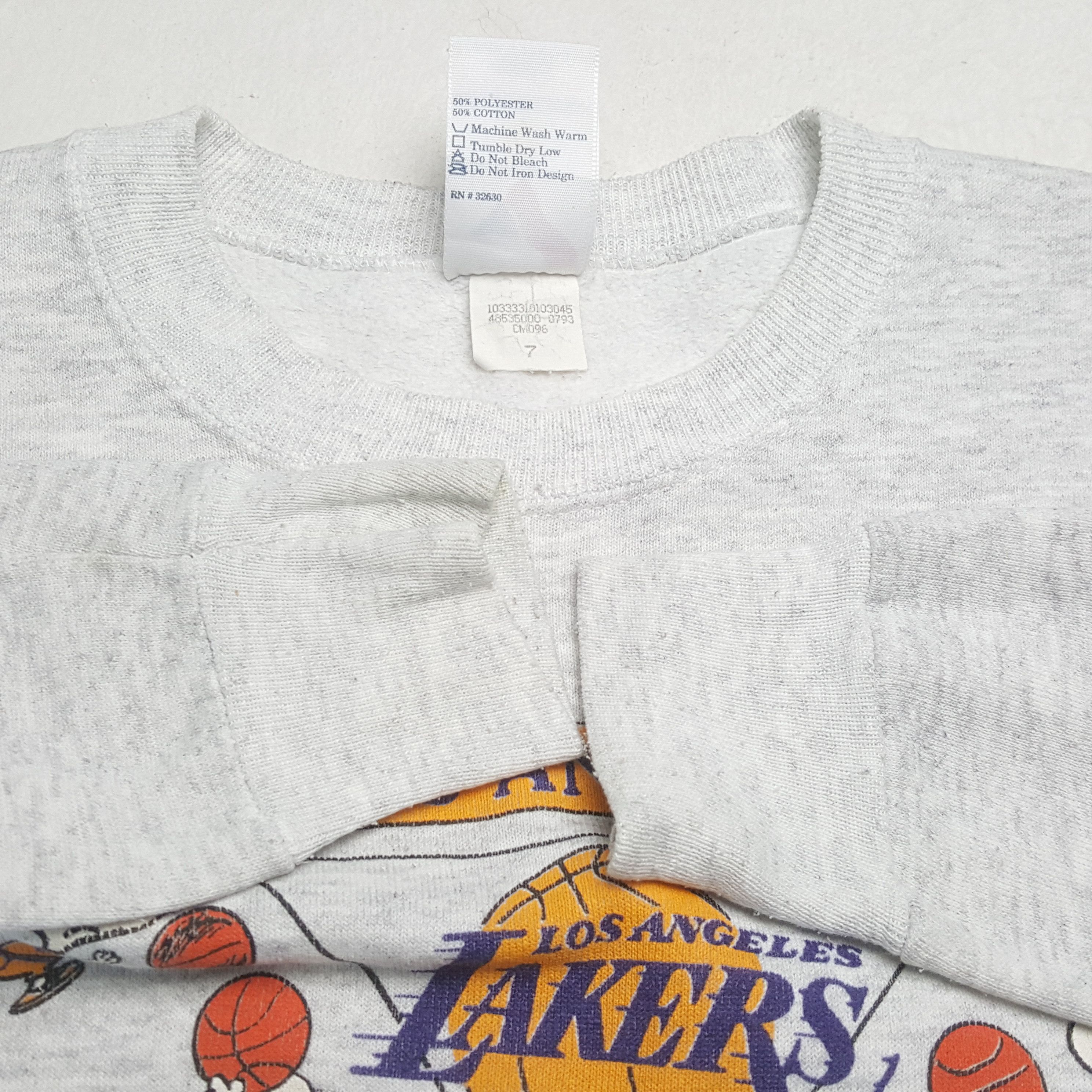 NBA × Vintage Vintage 90's LOS ANGELES LAKERS x Snoop Promo Sweatshirts Size XS / US 0-2 / IT 36-38 - 9 Thumbnail