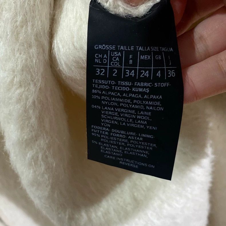 Max Mara Max Mara Cream alpaca bathrobe coat Size S / US 4 / IT 40 - 5 Thumbnail