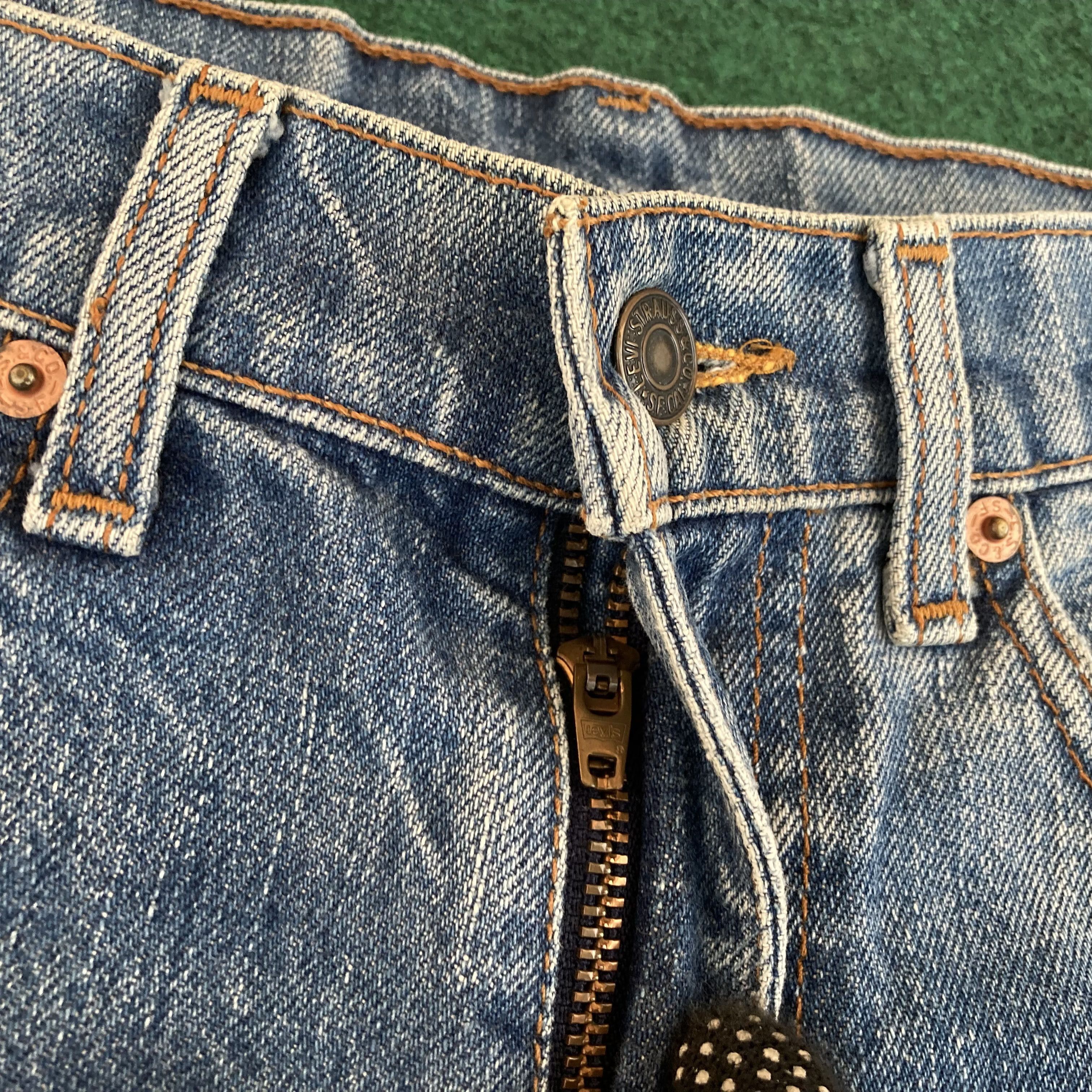 Levi's × Vintage Vtg Levis 603 Short Sz 27 Blue Jorts Jeans Size US 27 - 3 Thumbnail