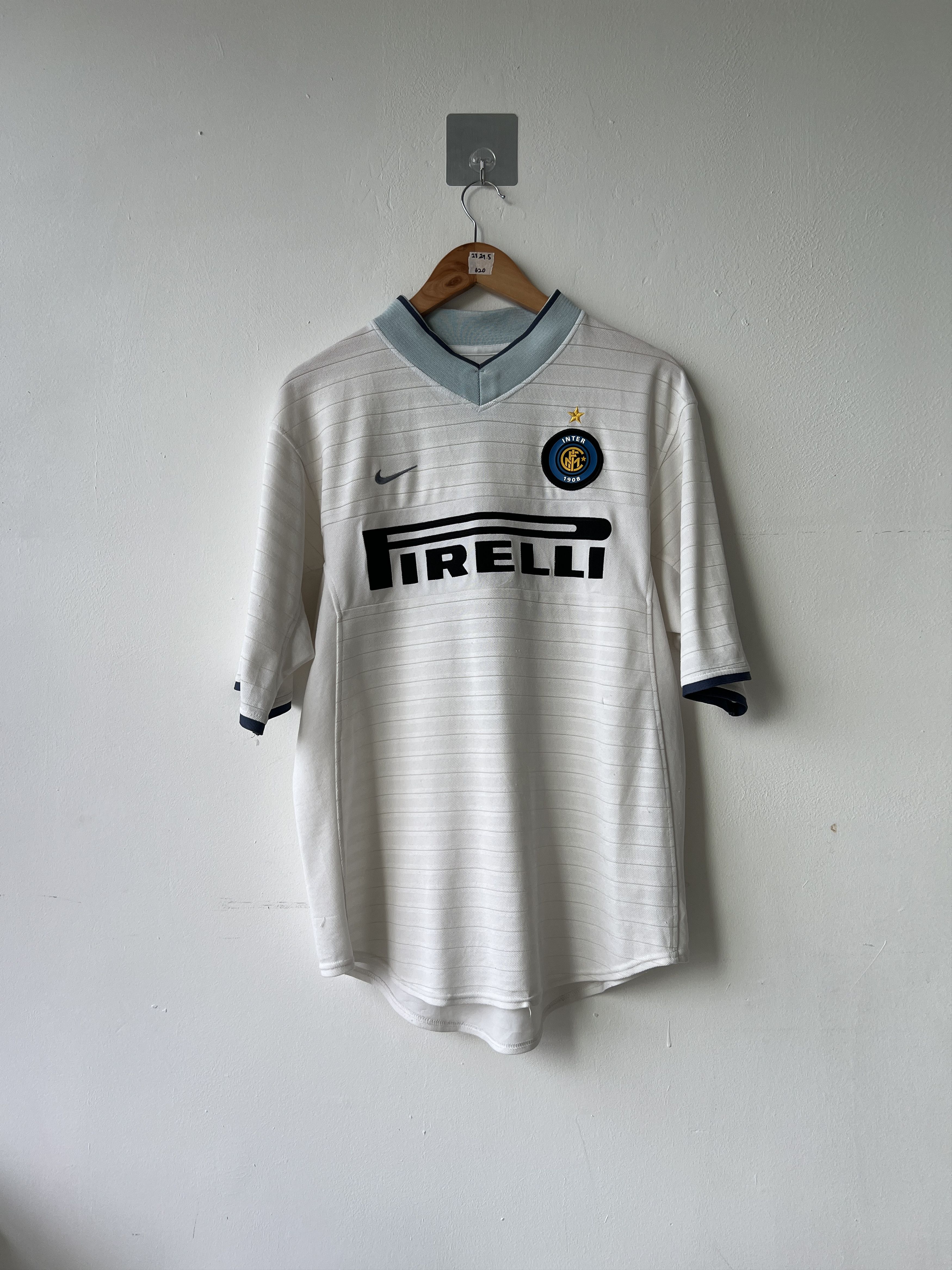 Nike (L) Inter Milan 2000-01 Away Shirt Ronaldo #9 Kit Size US L / EU 52-54 / 3 - 2 Thumbnail