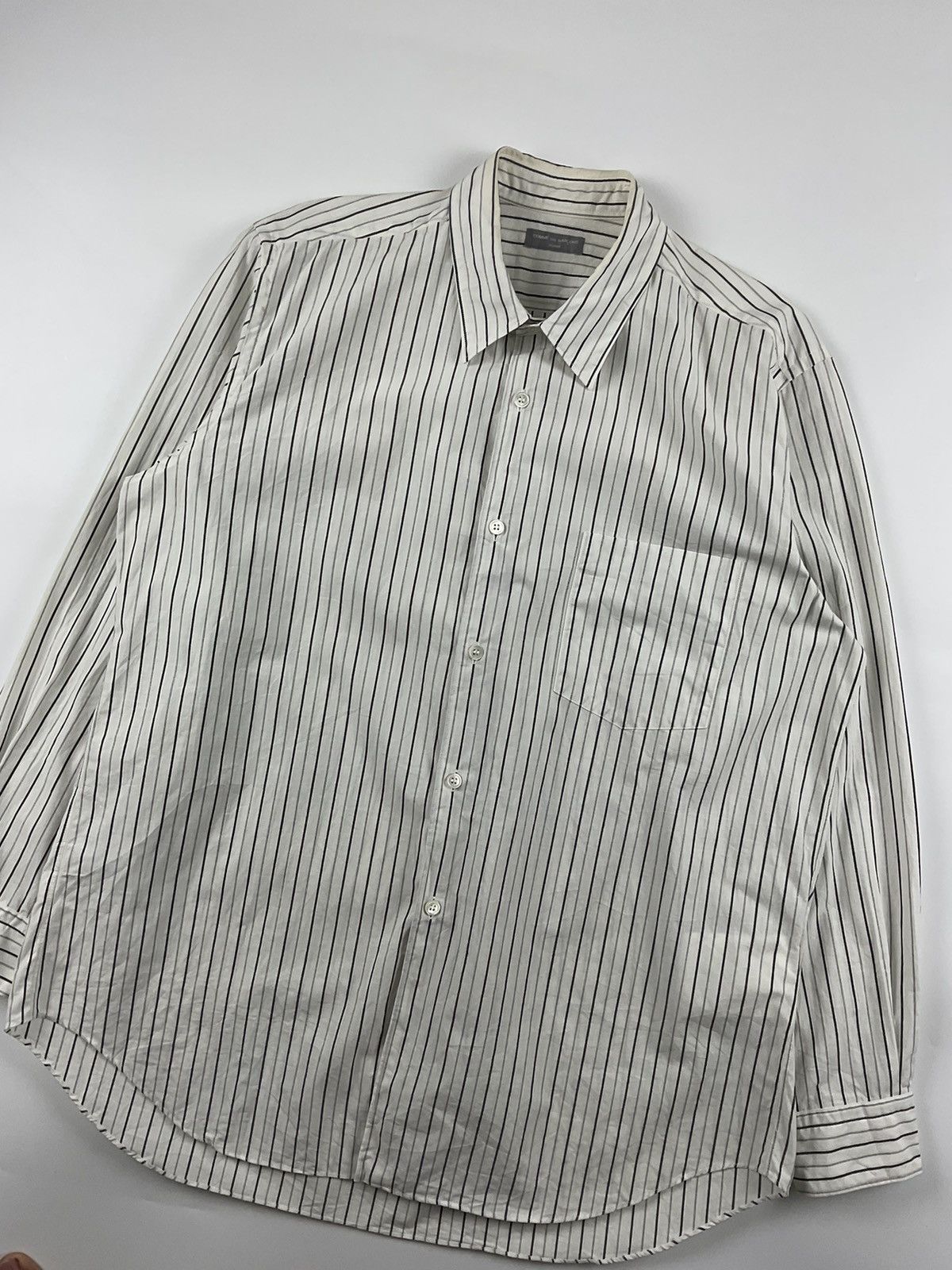 Comme des Garcons Comme des Garcons Homme S/S'02 Striped Shirt Size US XL / EU 56 / 4 - 7 Thumbnail