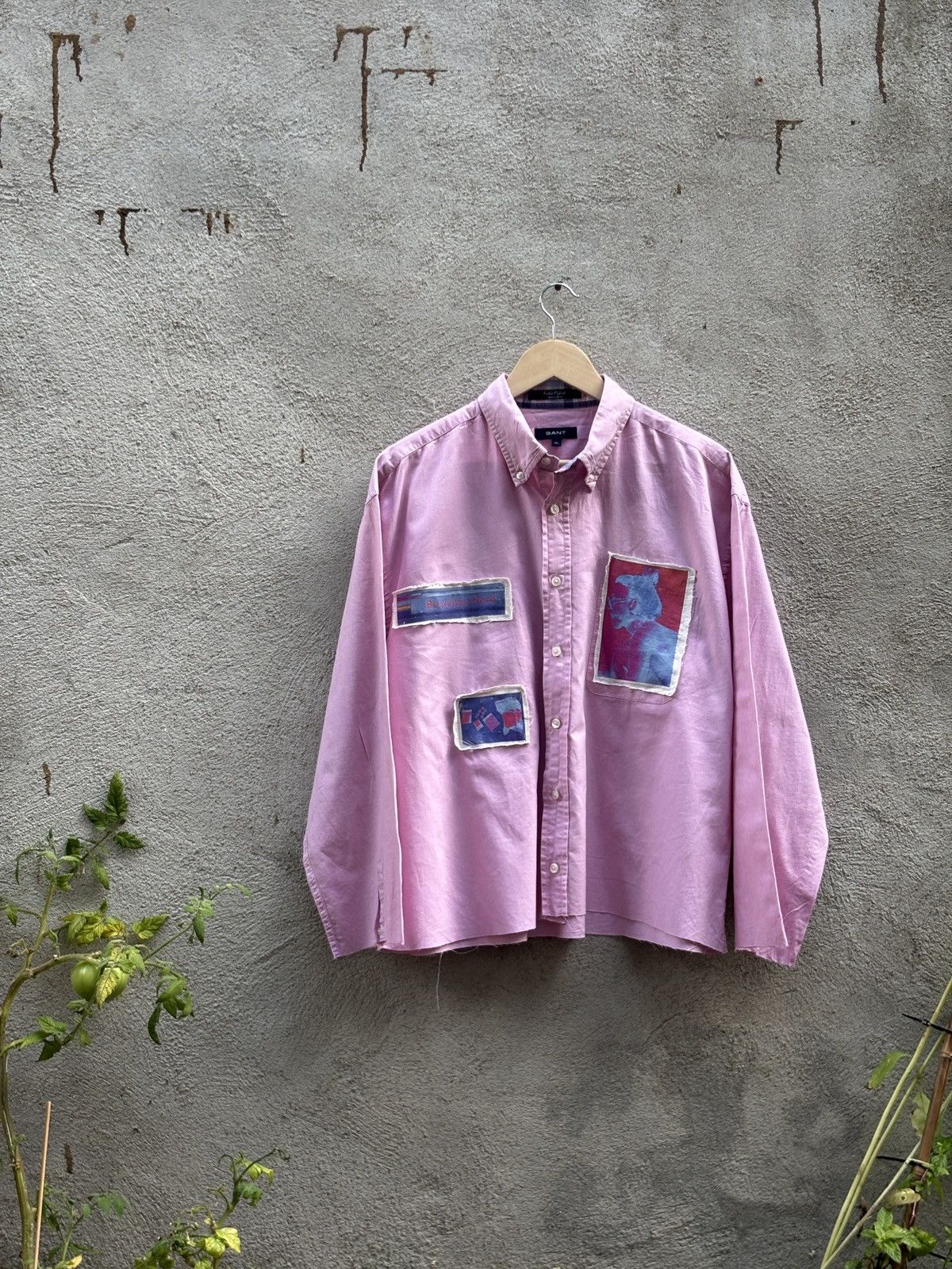 Vintage Pink shirt erotic Brussels bruxelles custom Size US L / EU 52-54 / 3 - 2 Thumbnail