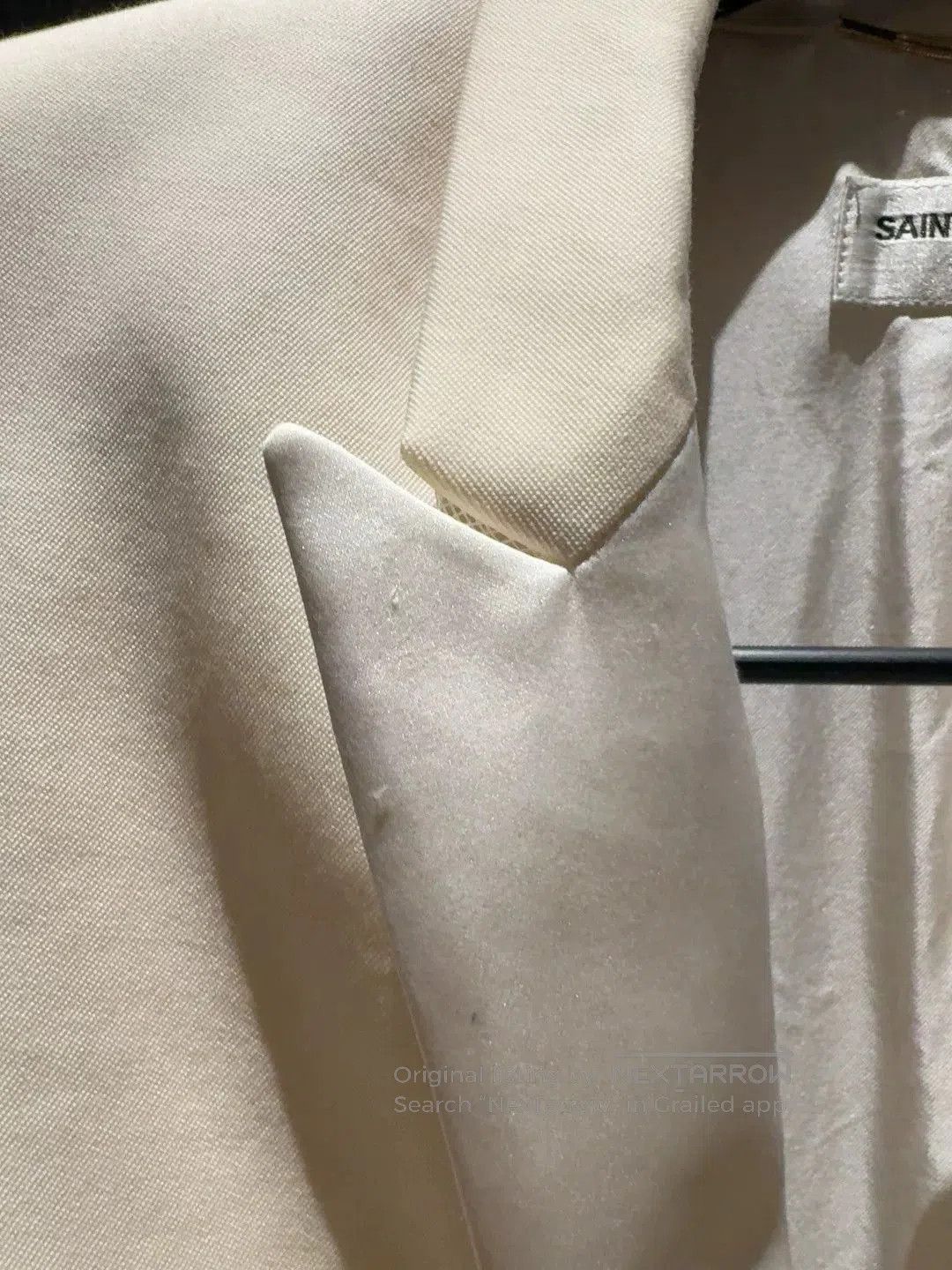 Saint Laurent Paris Saint Laurent Single Button Beige Blazer. Size XS / US 0-2 / IT 36-38 - 3 Thumbnail