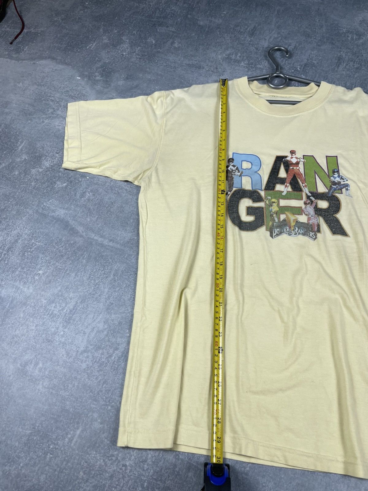 Vintage Vintage streetwear Power Rangers Ranger yellow tee Size US XL / EU 56 / 4 - 7 Thumbnail