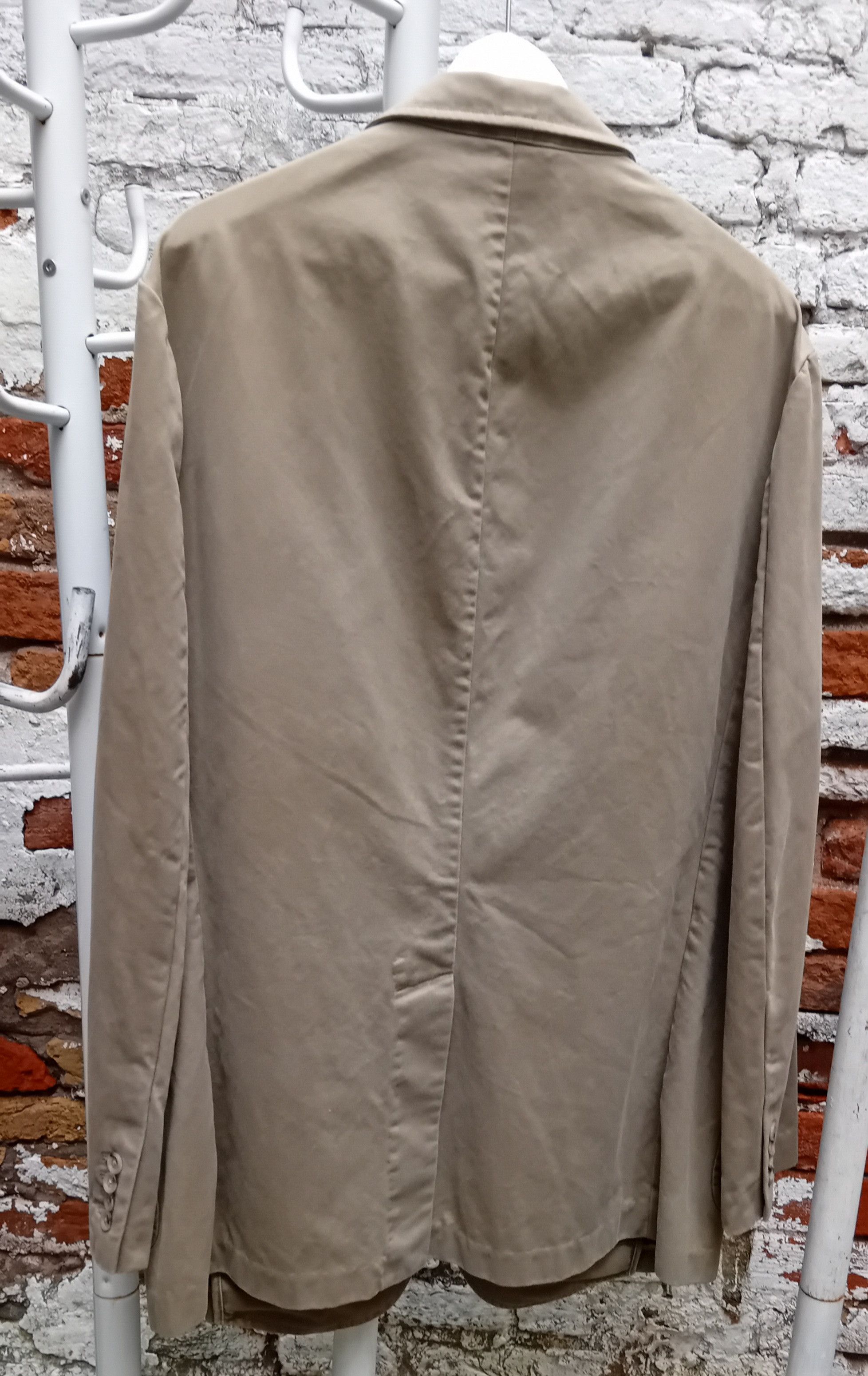 Vintage Polo Ralph Lauren Beige Cotton Blazer (L)