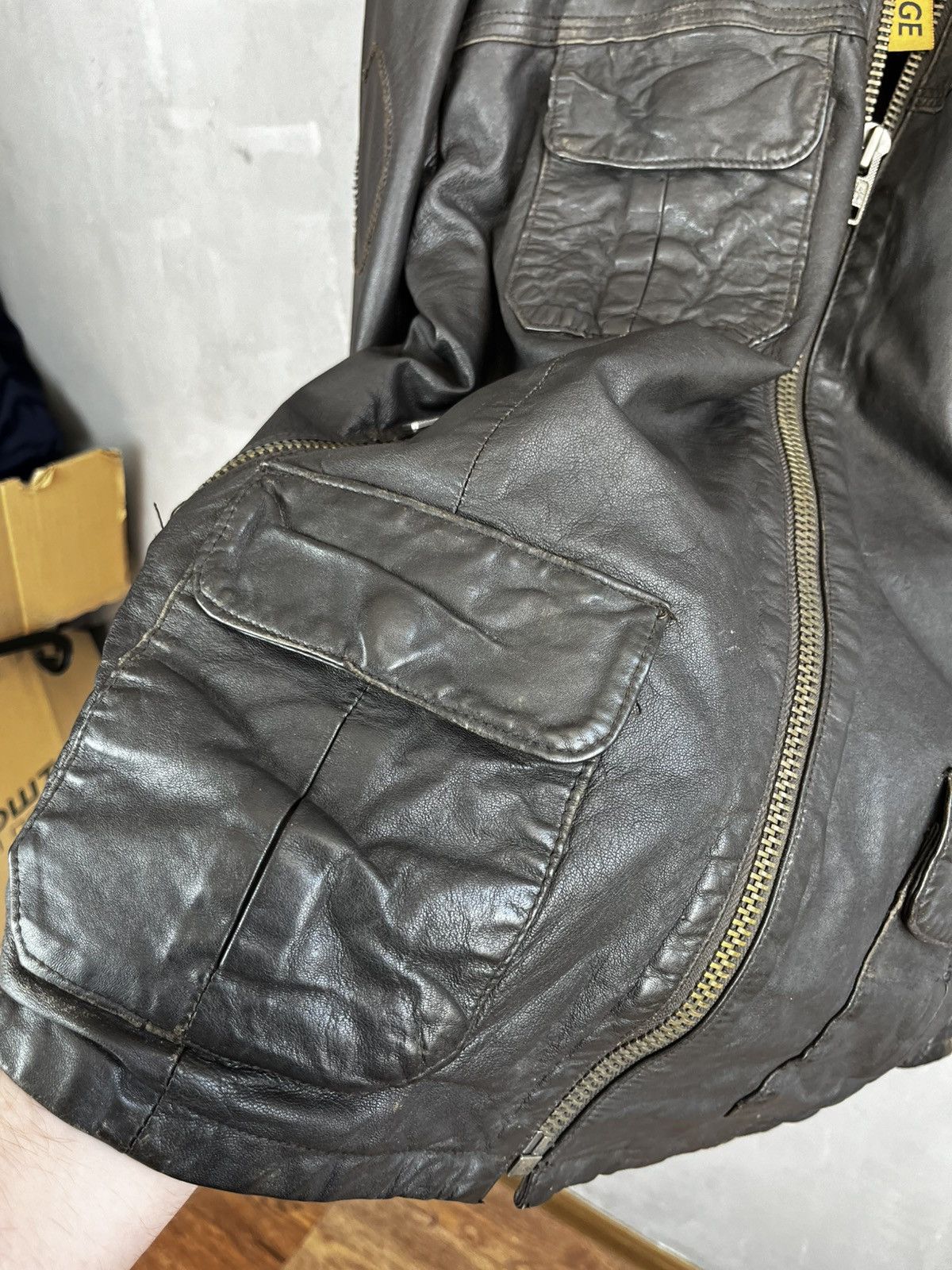 Superdry Superdry leather jacket biker Size US XL / EU 56 / 4 - 10 Thumbnail