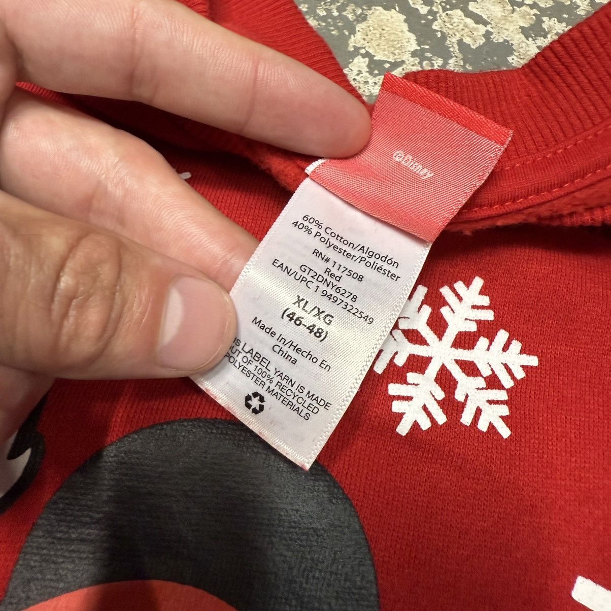 Other Y2K Disney Mickey Mouse Christmas Crewneck Sweatshirt Size US XL / EU 56 / 4 - 6 Thumbnail