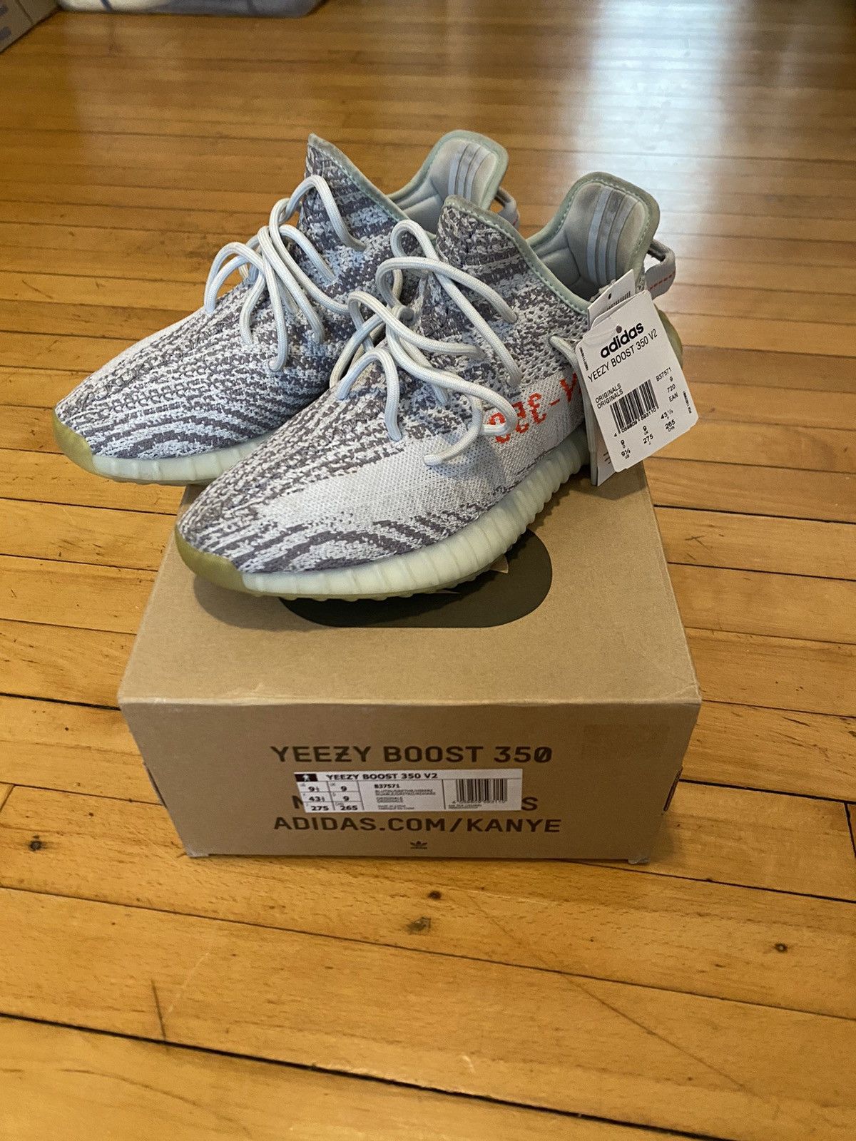 Adidas Yeezy boost 350 v2 blue tint | Grailed