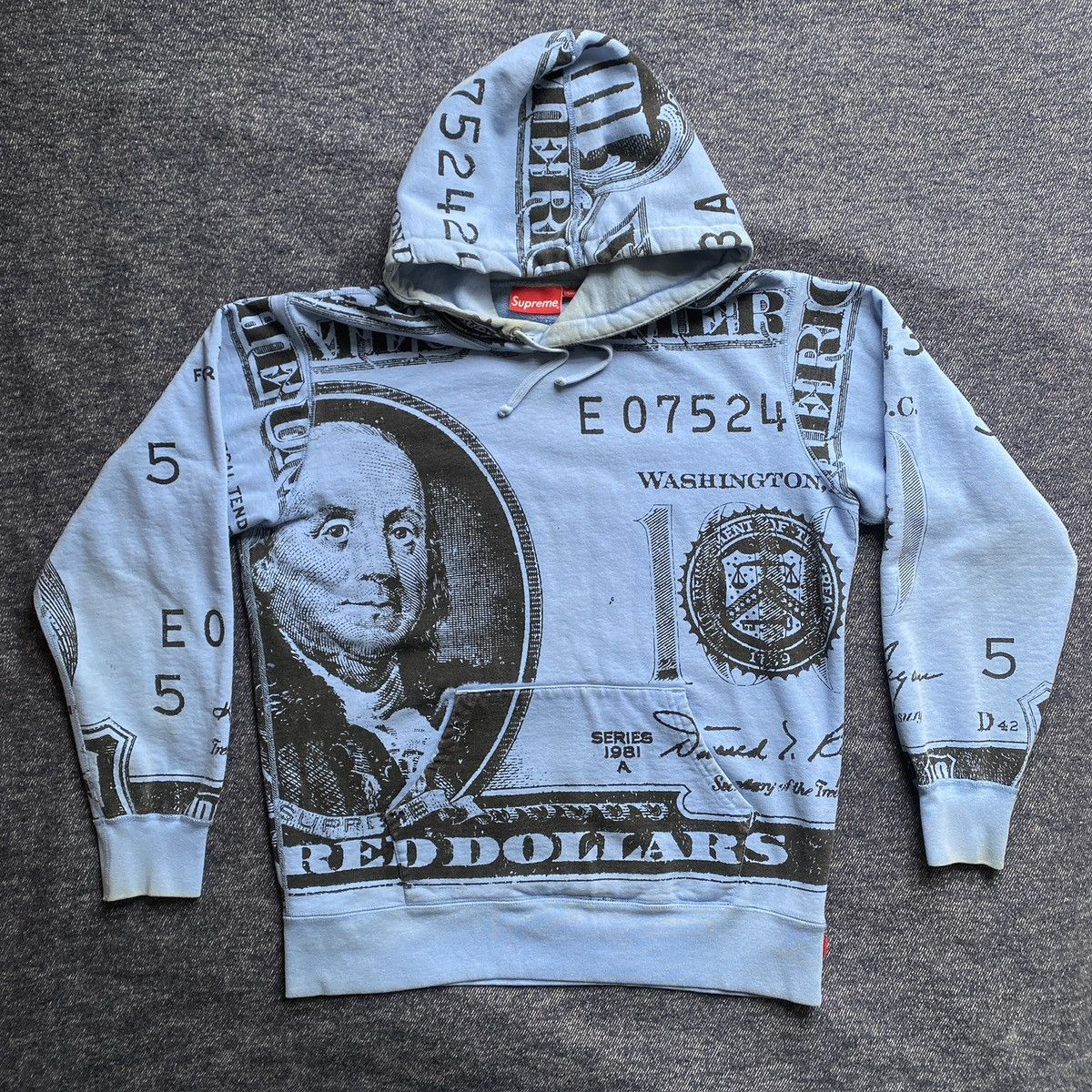 Supreme ben franklin discount hoodie