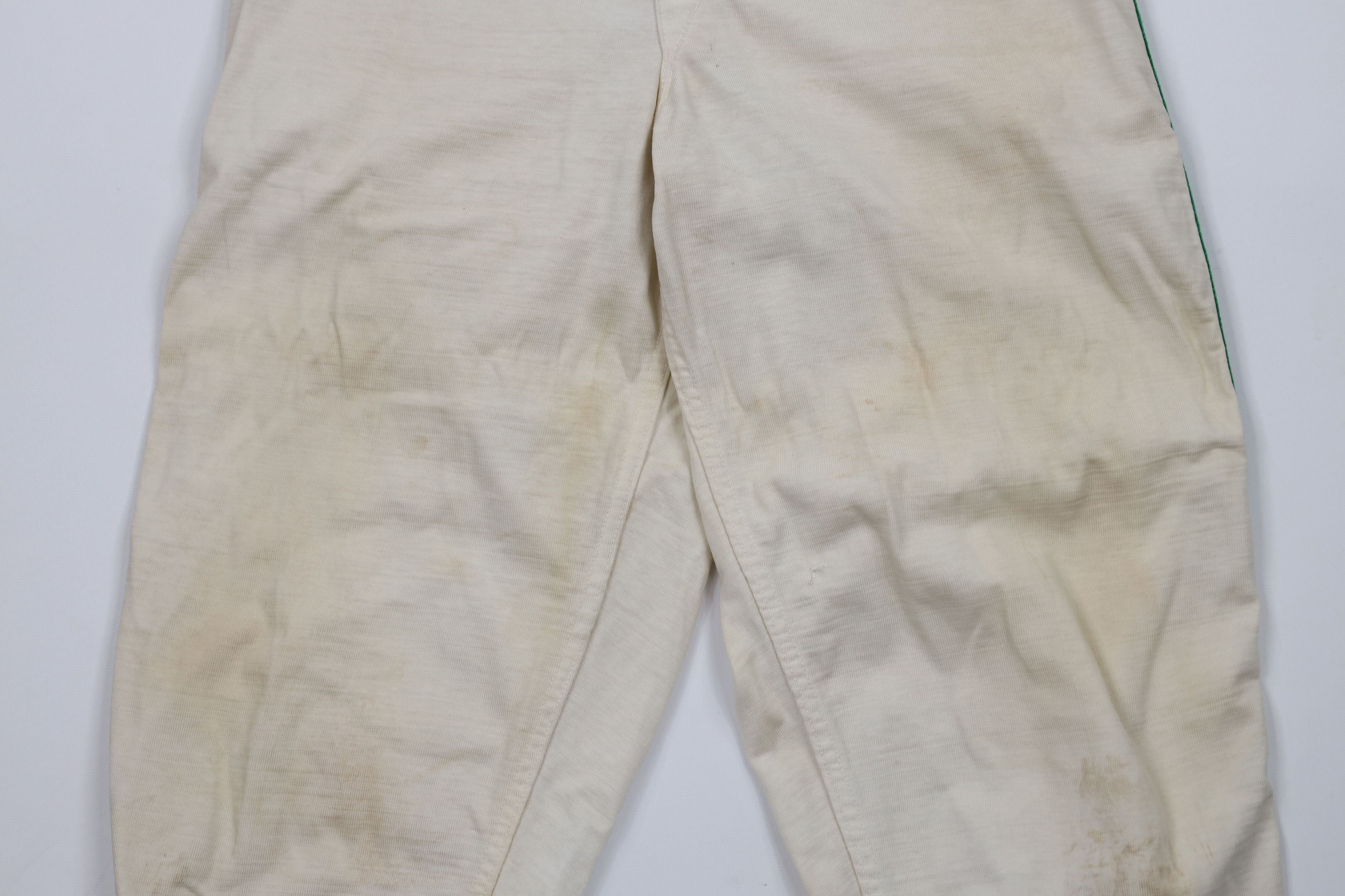 Vintage Vintage 40s 50s Baseball Uniform Pants White Green USA Size US 34 / EU 50 - 3 Thumbnail