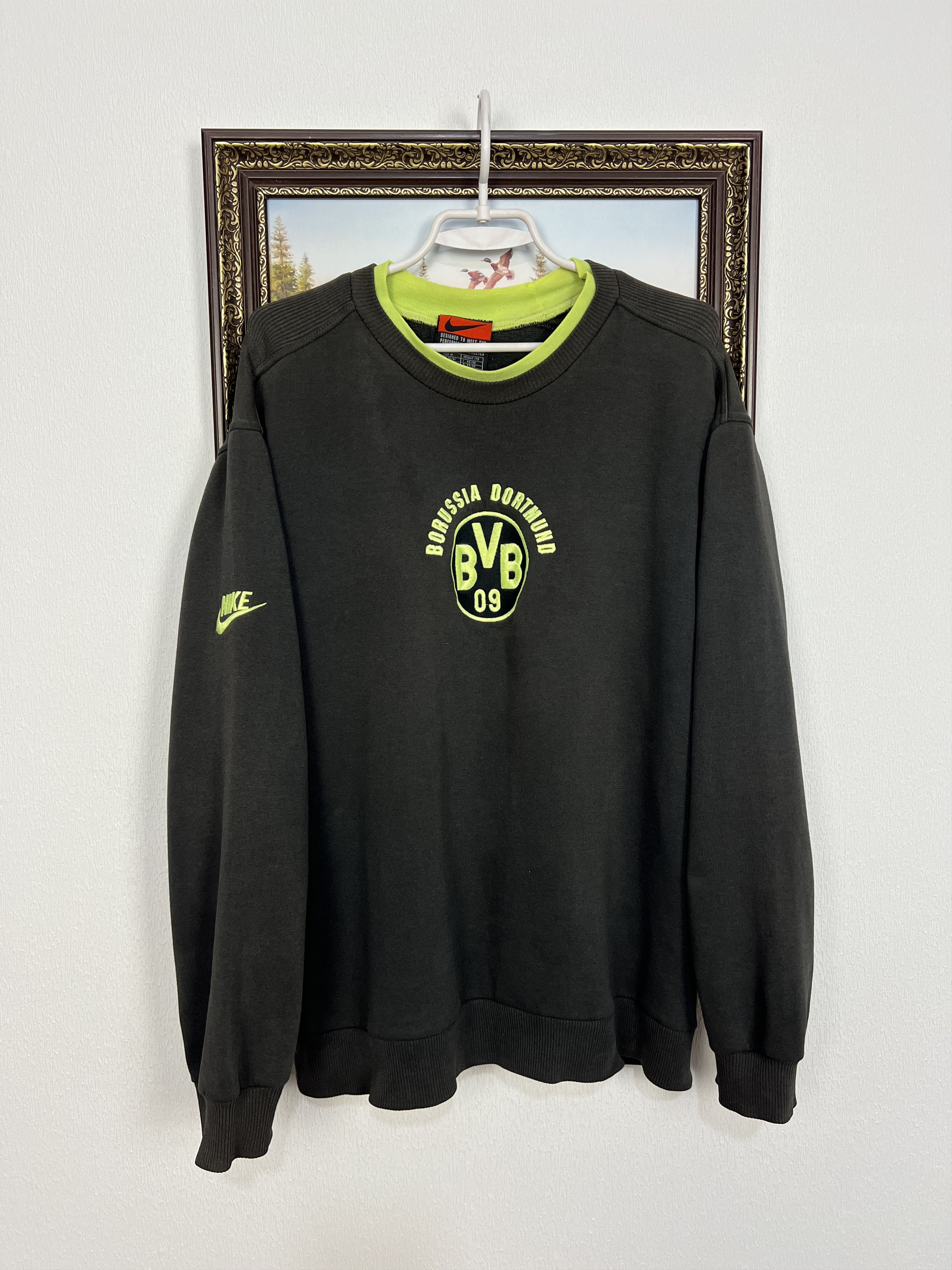 Nike Borussia Dortmund Football Sweatshirt Track Top Crewneck Size US M / EU 48-50 / 2 - 1 Thumbnail