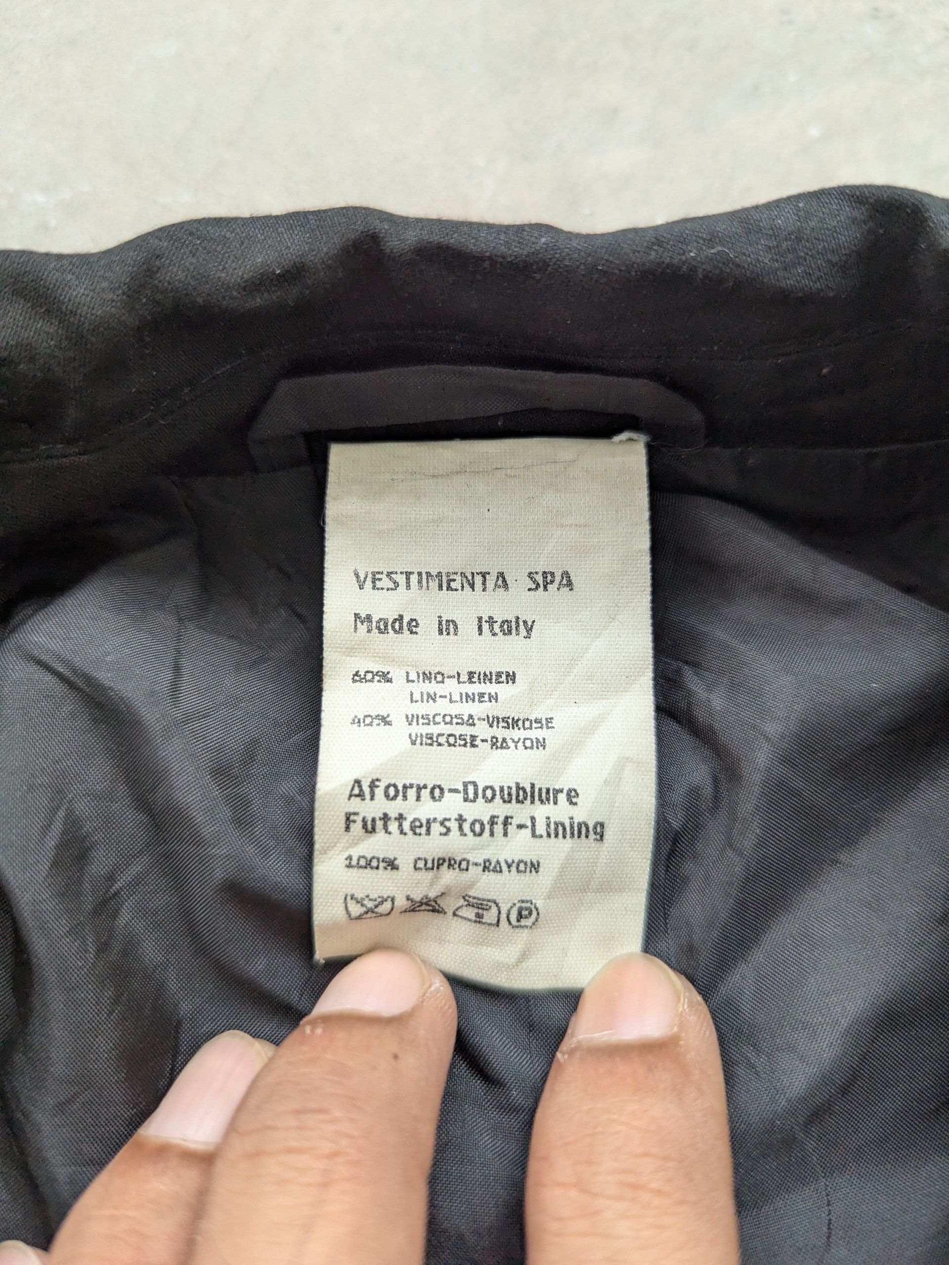 Giorgio Armani × Vintage Vintage 1990s Giorgio Armani Black Blazer Size US M / EU 48-50 / 2 - 8 Thumbnail