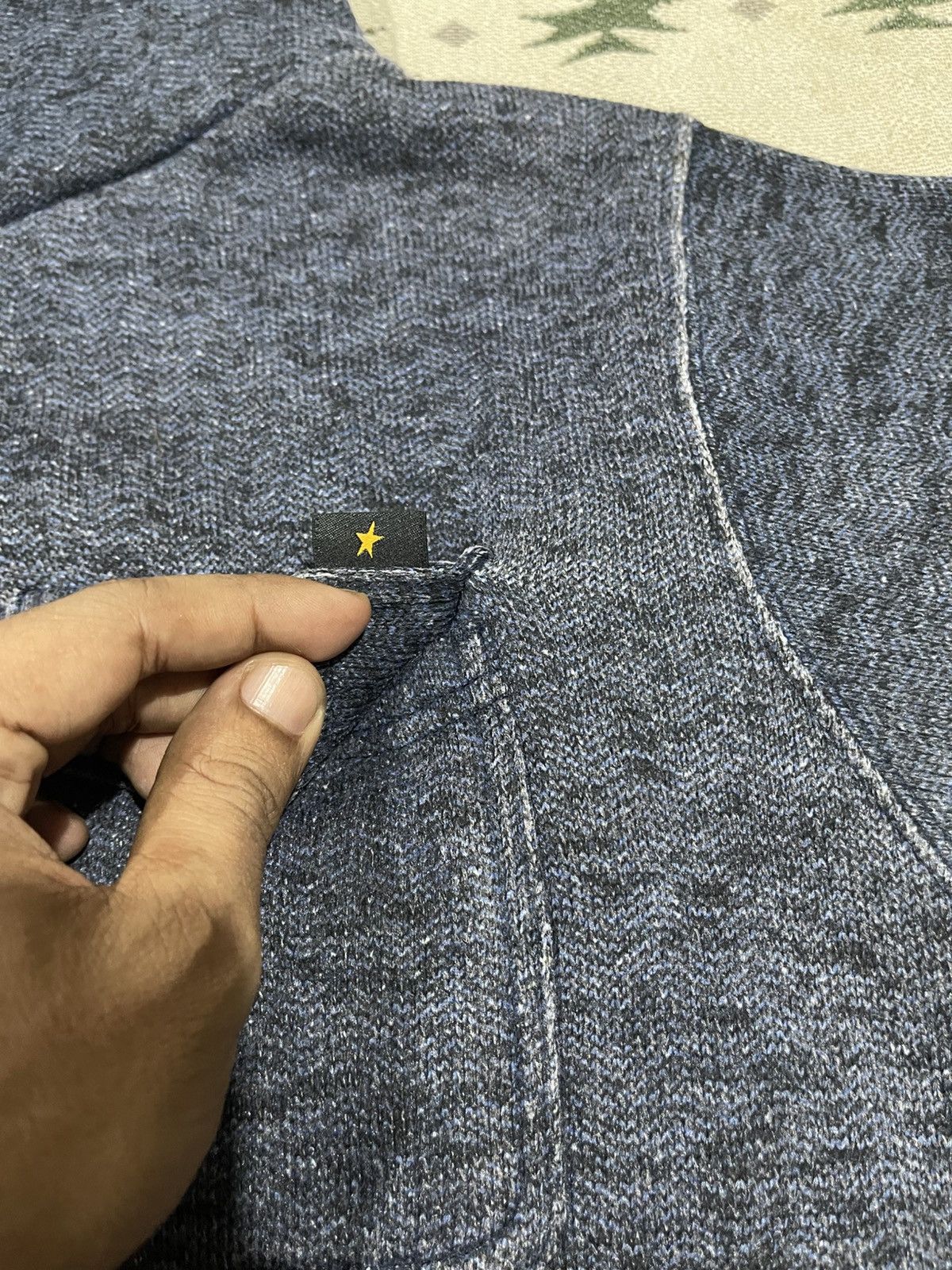 291295=Homme 2000s 291295=HOMME INDIGO DYE 3 POCKET HOODIE FADED Size US M / EU 48-50 / 2 - 7 Thumbnail