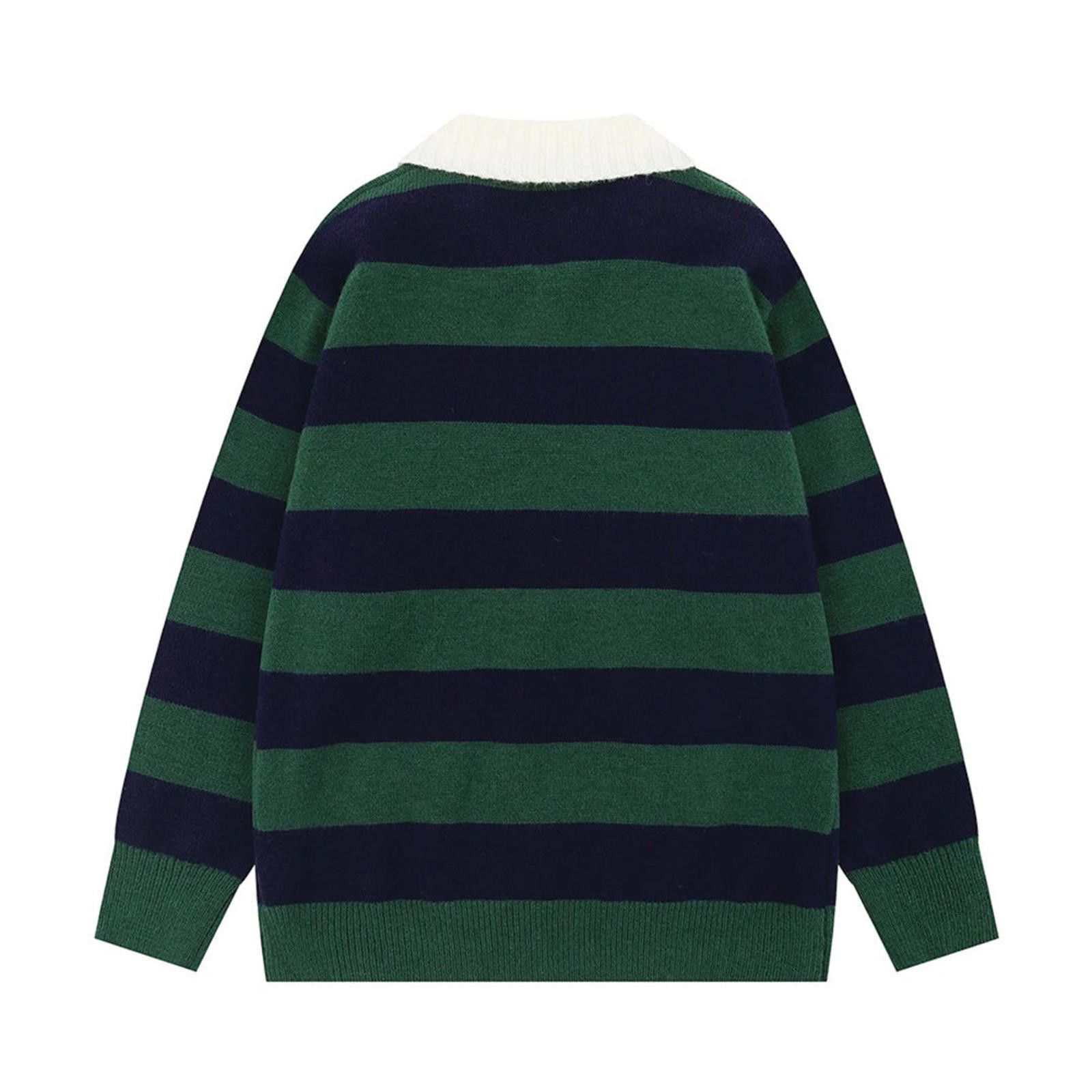 Other Stripe Rugby Polo Knit Long Sleeve | Wool-Blend Size US M / EU 48-50 / 2 - 4 Thumbnail