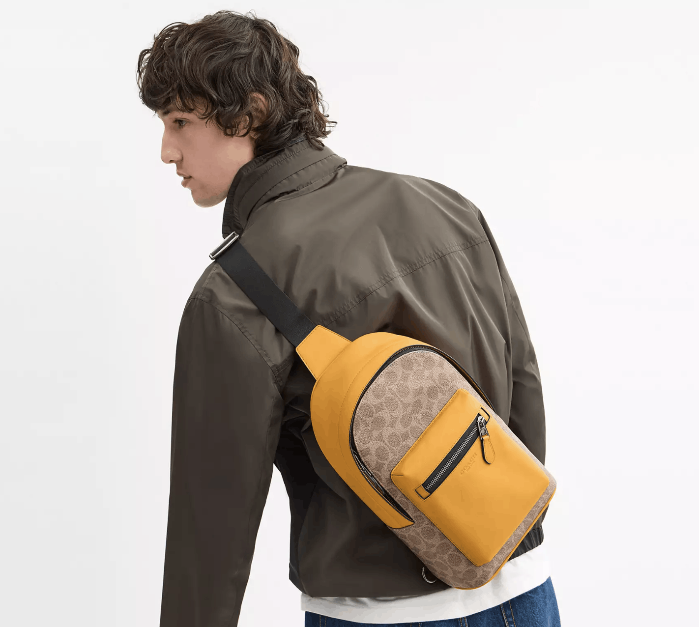Coach West Pack In Colorblock Signature Canvas CAX45 Size ONE SIZE - 3 Thumbnail