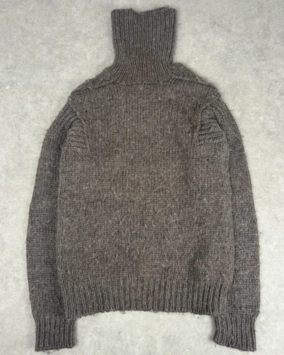 Dolce & Gabbana AW2005 Dolce & Gabbana Grey Wool Turtleneck Sweater Size US M / EU 48-50 / 2 - 1 Thumbnail