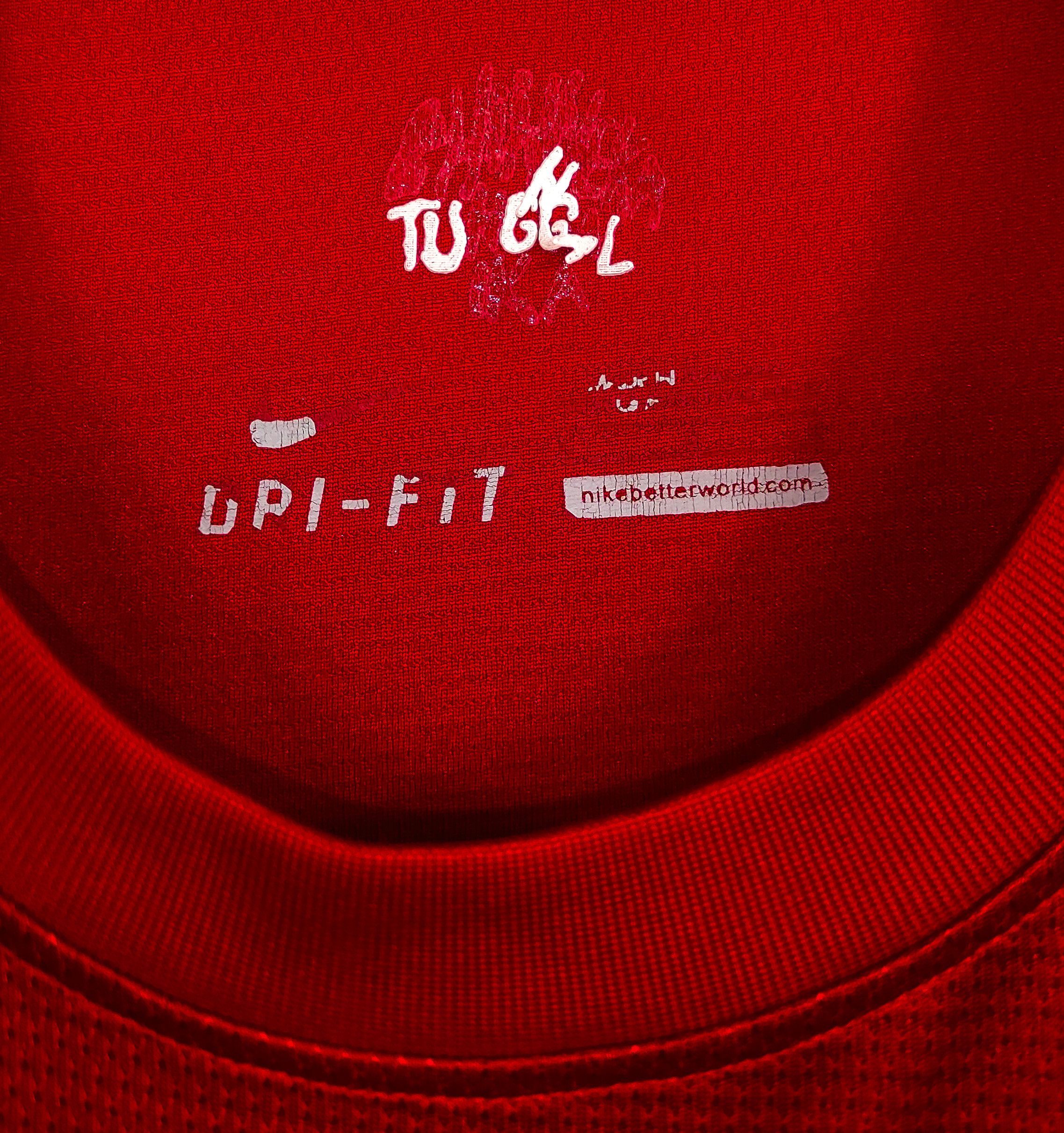 Nike Indonesia 2012 2013 Nike Home Player Issue Authentic Shirt Size US L / EU 52-54 / 3 - 4 Thumbnail