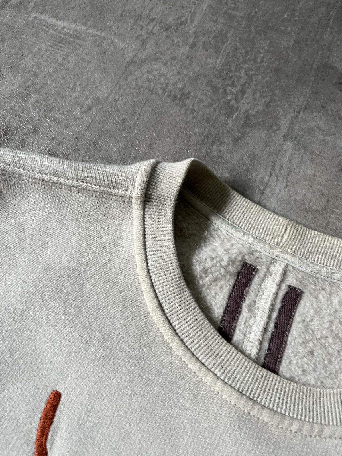 Rick Owens Rick Owens DRKSHDW embroidered sweatshirt robot logo beige Size US S / EU 44-46 / 1 - 10 Thumbnail