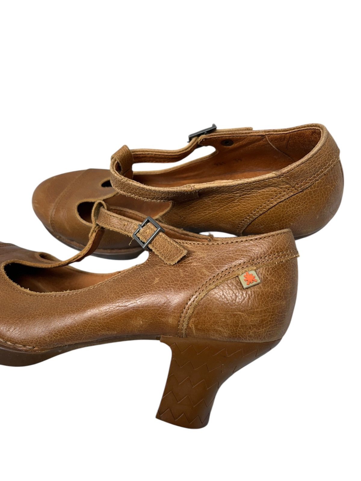 Leather Vintage Art Company Leather Heels Mary Jane Shoes y2k Size US 9 / IT 39 - 3 Thumbnail